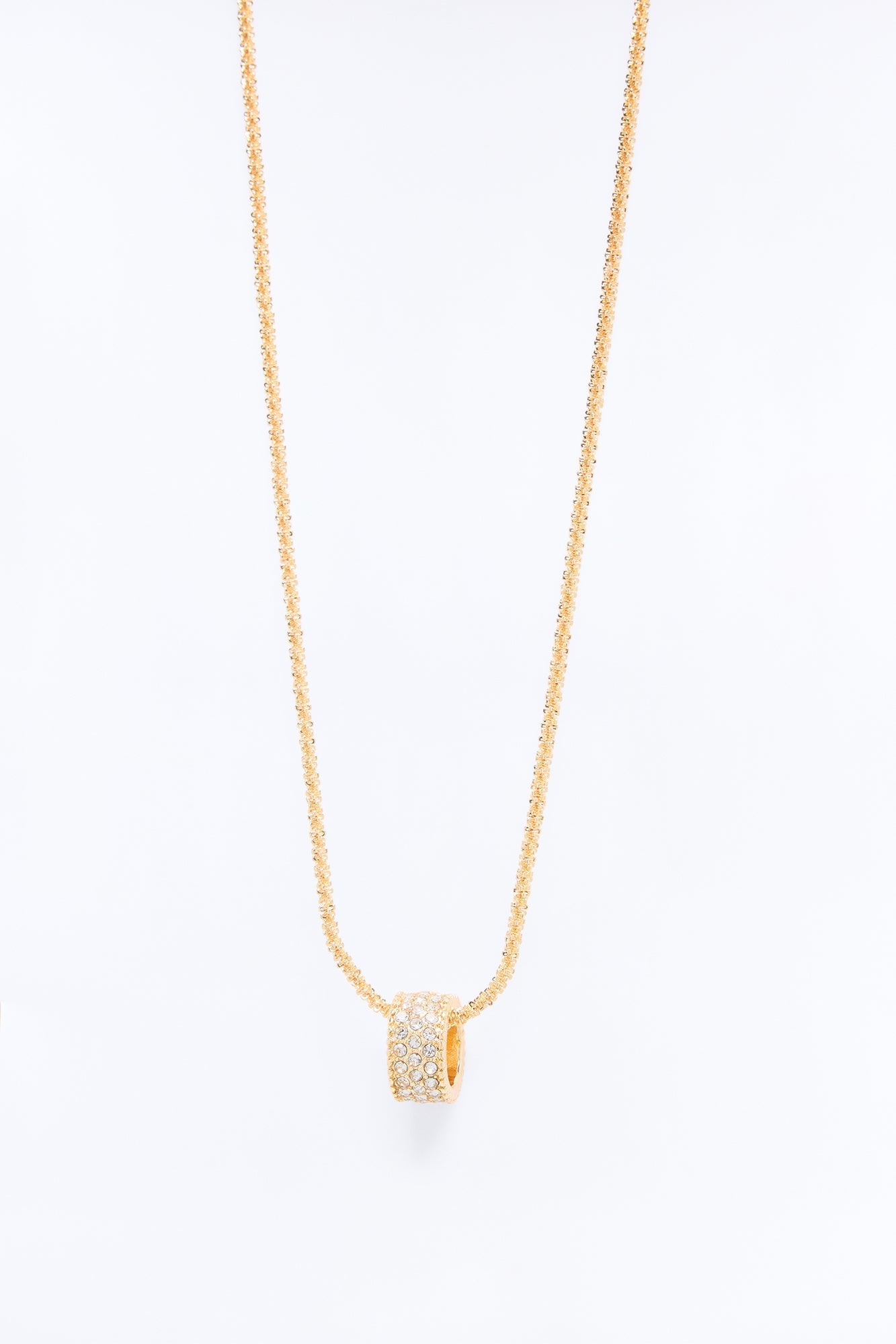 Circular Motion Necklace - Gold image 3