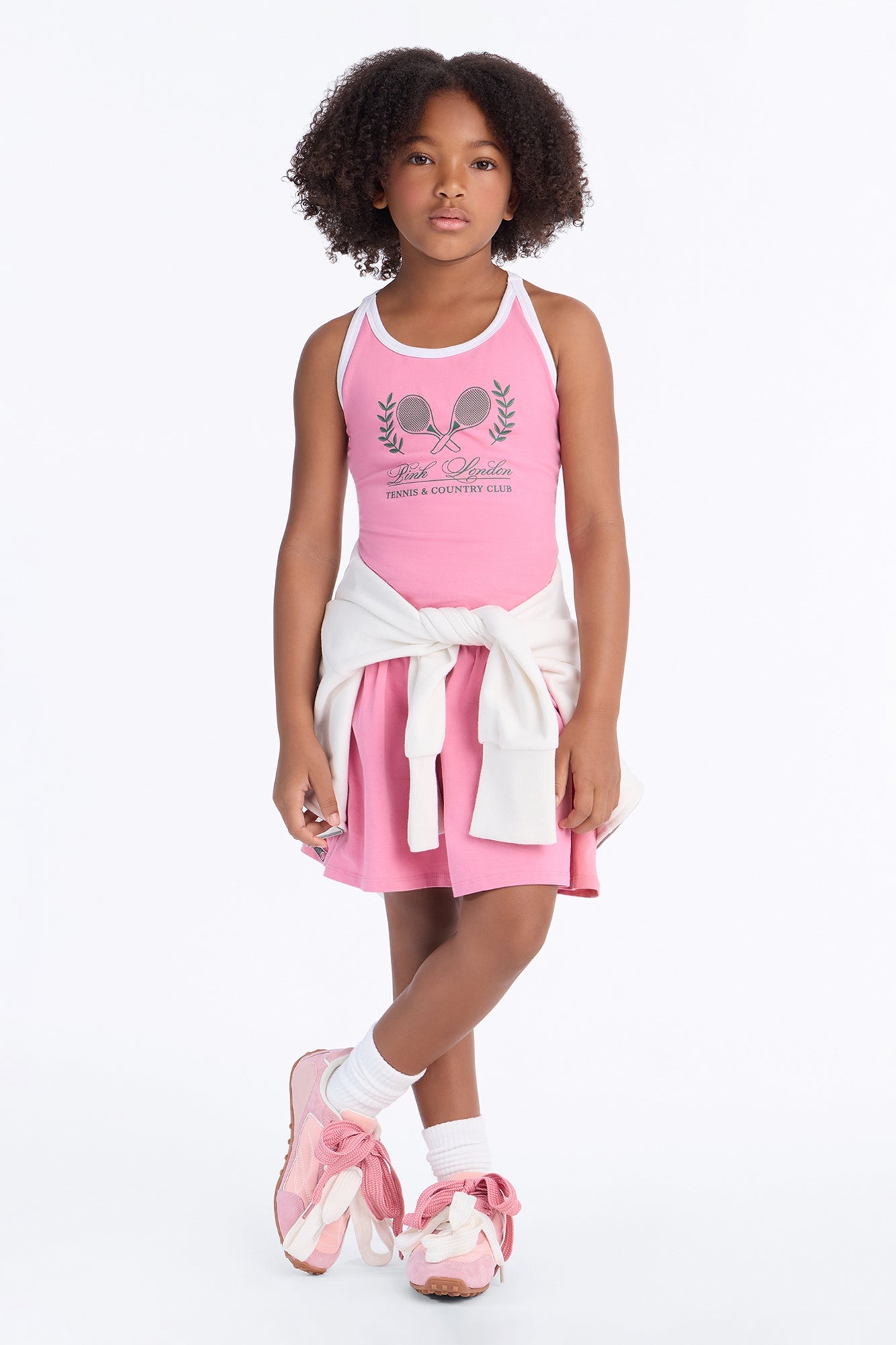 Mini PINK London Sporty Tank Top - Pink image 2
