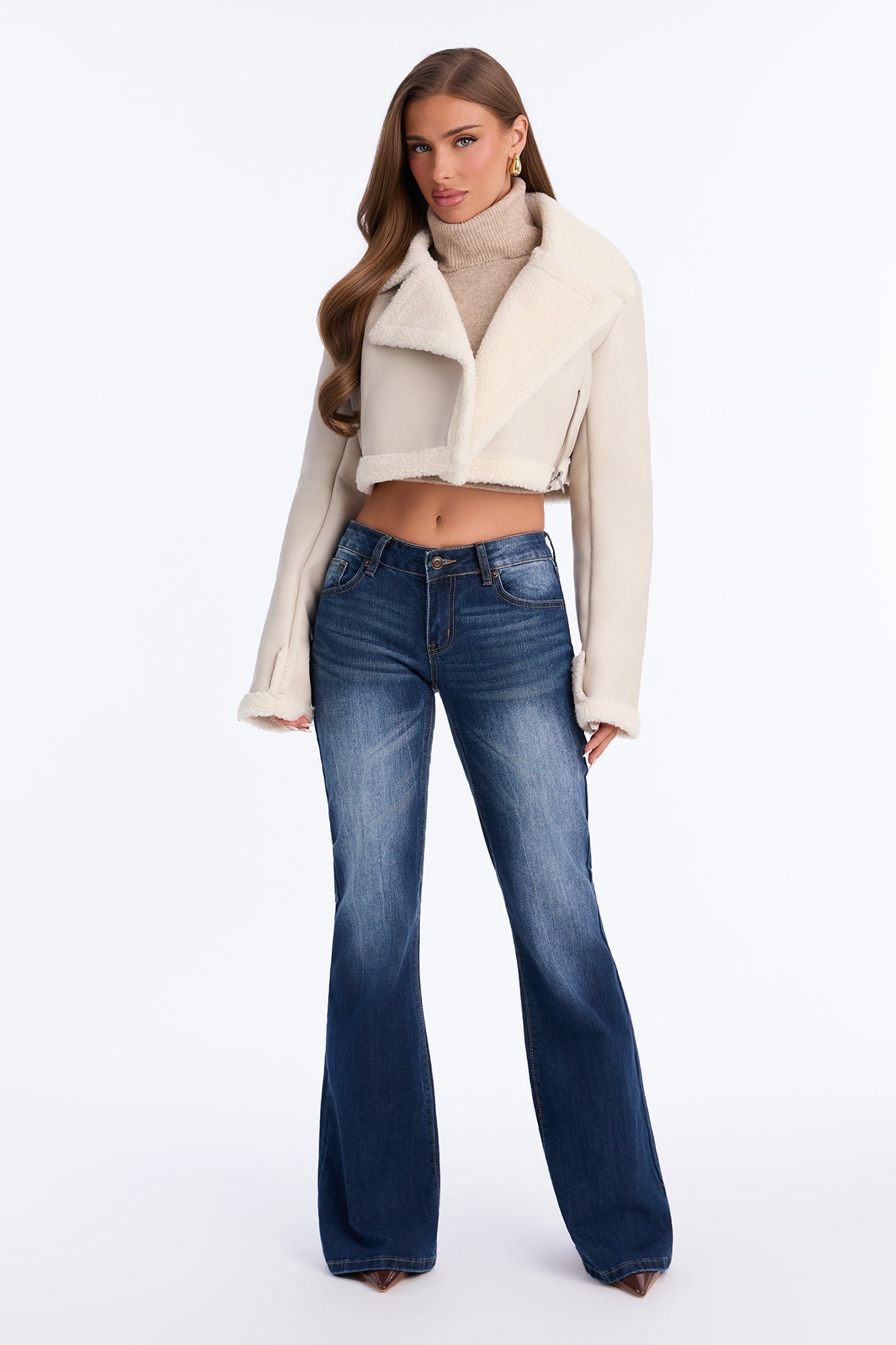 Crossing Ways Moto Jacket - Stone image 2