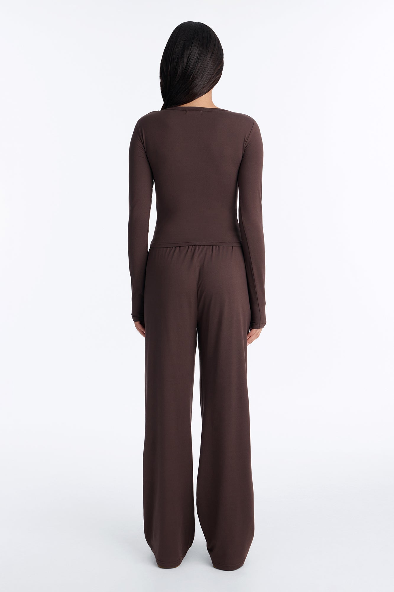 Lazy Morning Pant Set - Chocolate image 8