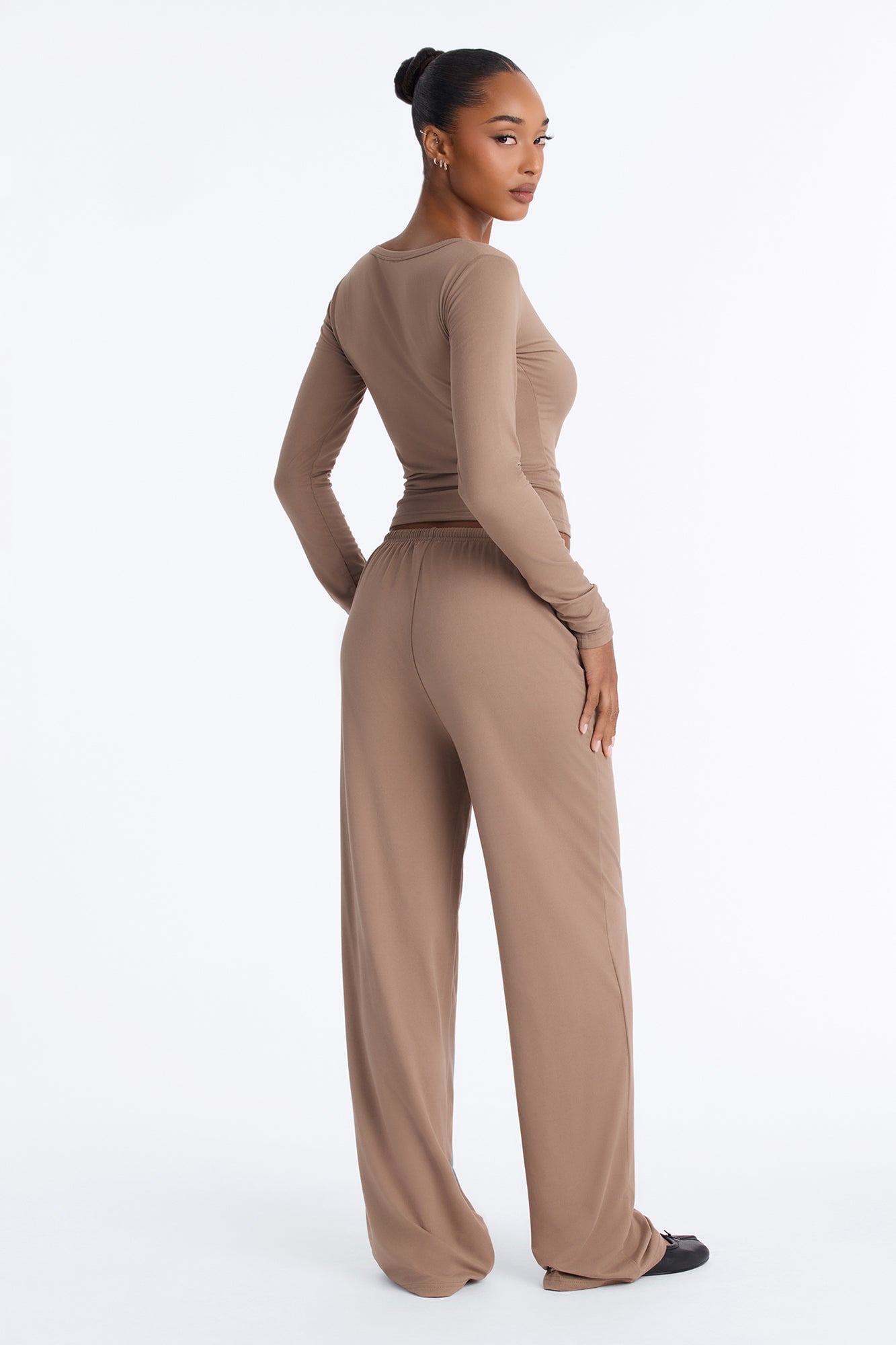 Lazy Morning Pant Set - Taupe image 8