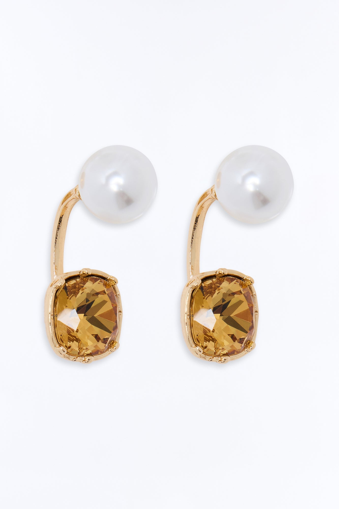 Sweet Pearl Drop Earrings - Gold/combo image 3