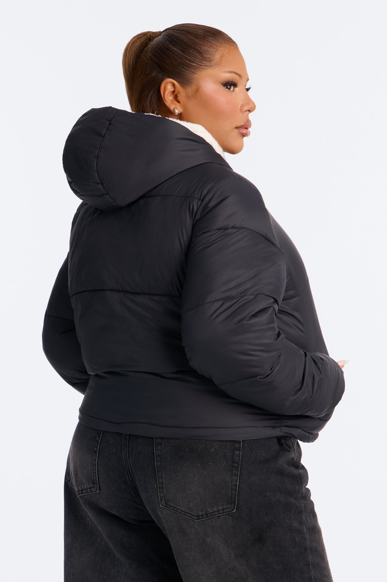 Cozied Up Jacket - Black image 4
