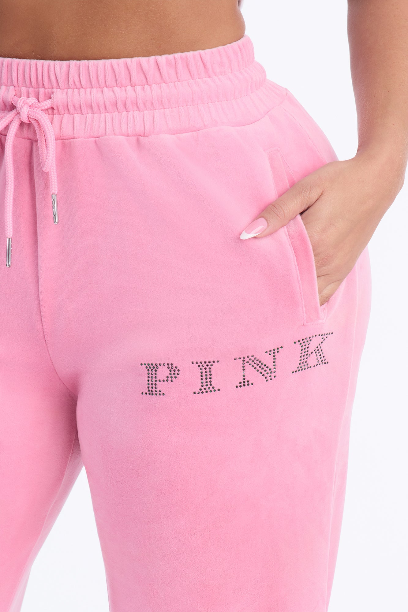 PINK London That Girl Wide Leg Sweatpant - Pink image 7