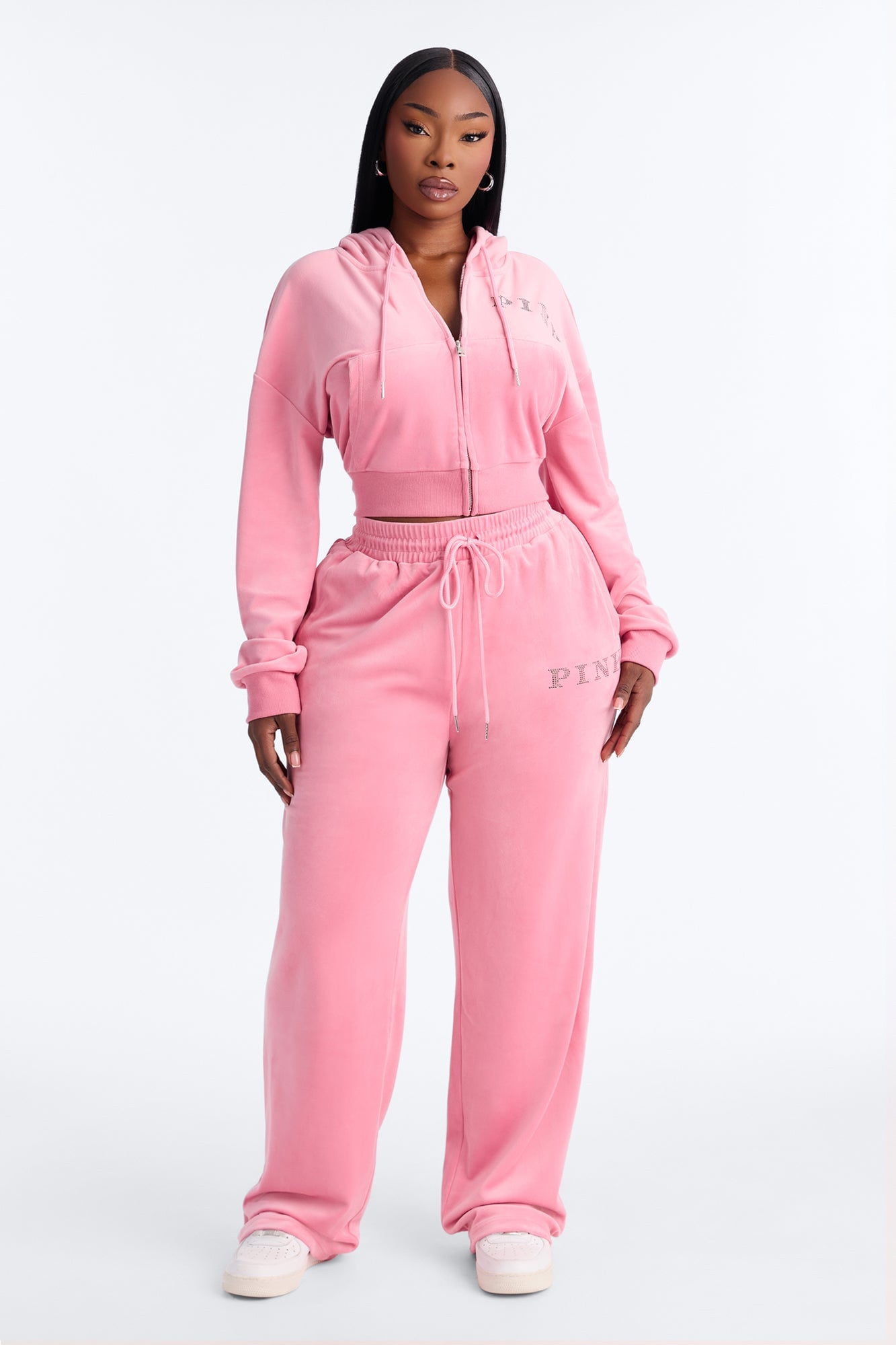 PINK London That Girl Wide Leg Sweatpant - Pink image 1