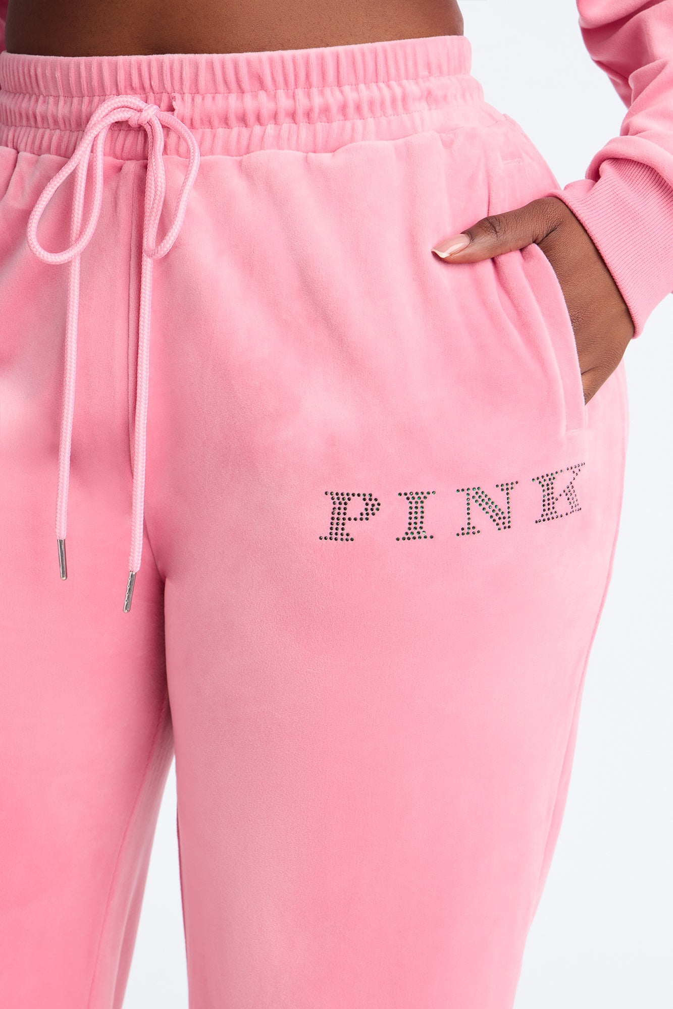 PINK London That Girl Wide Leg Sweatpant - Pink image 4