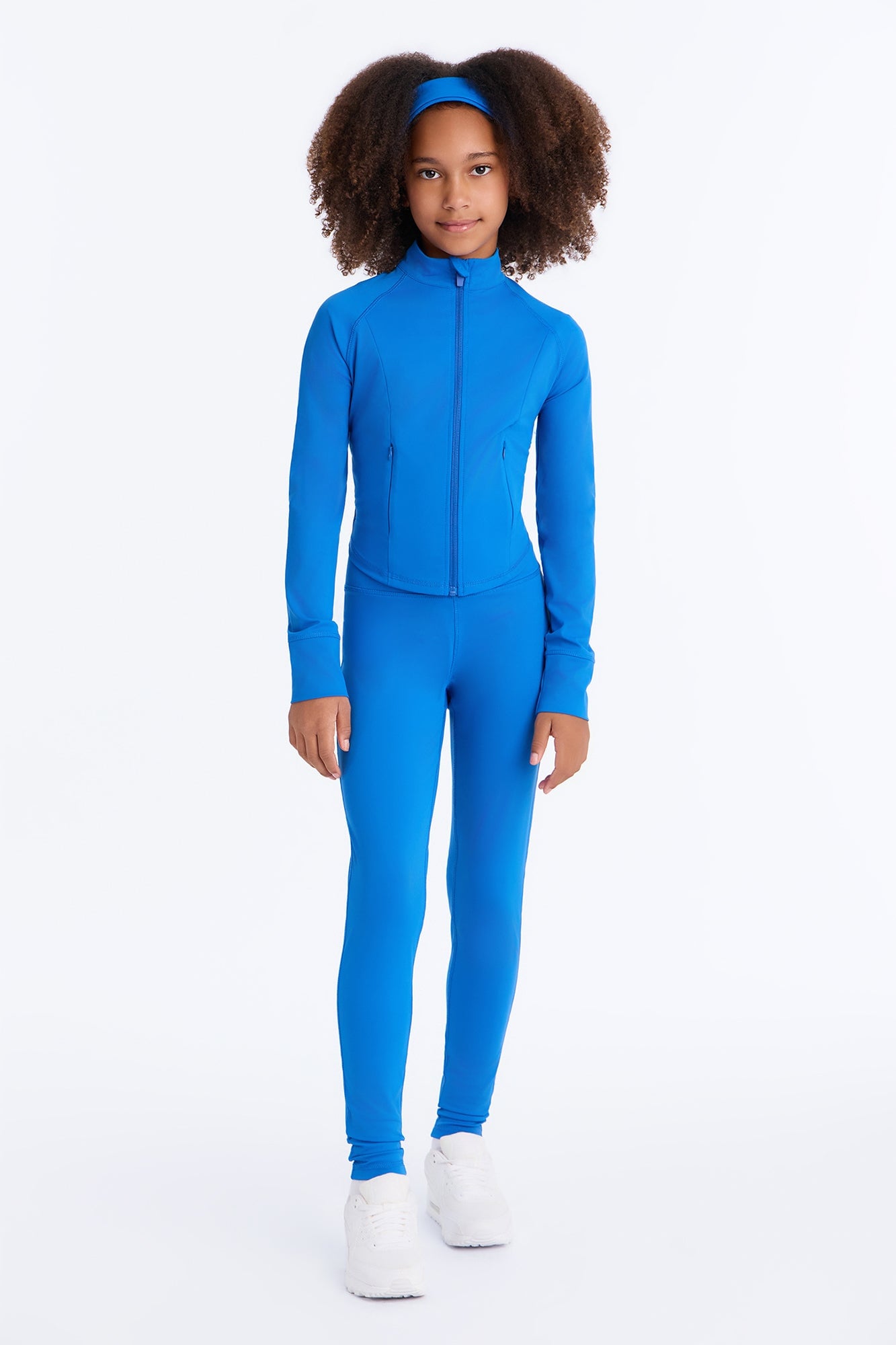 Mini Love To Sweat Active Legging Set - Royal image 1