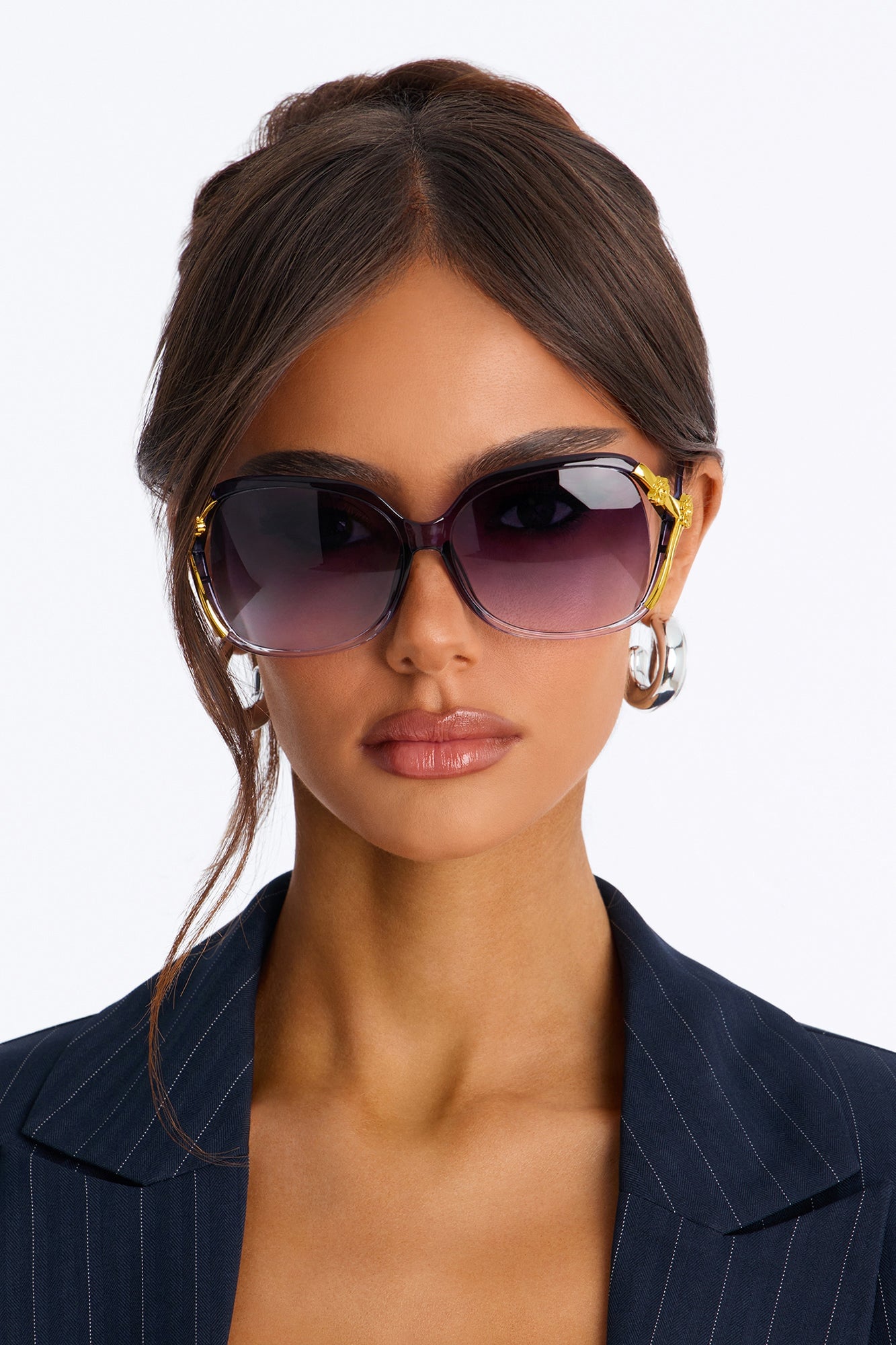 Rose Sundays Sunglasses - Black image 1