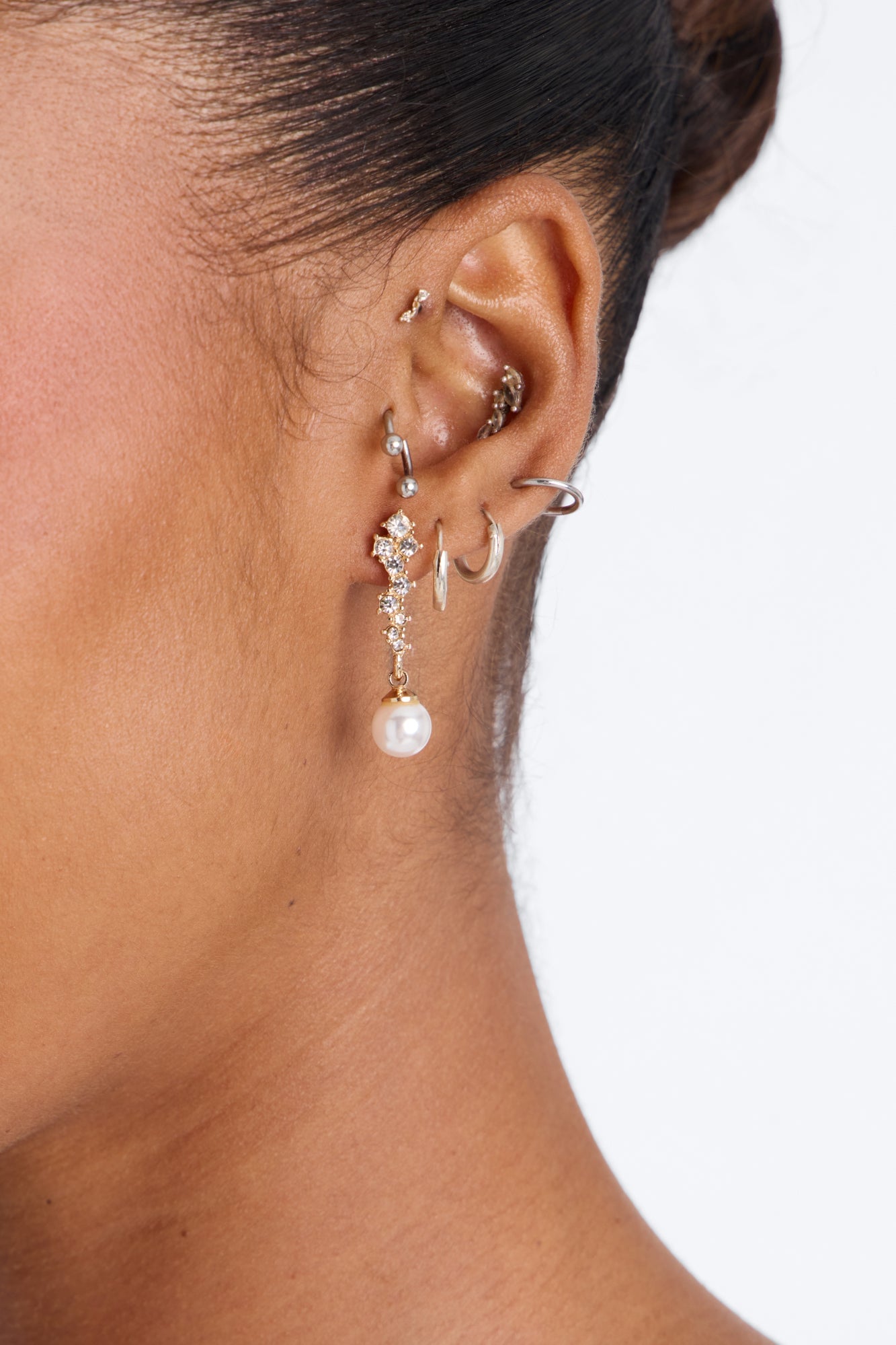 Never Ending Love Drop Earrings - Gold image 2
