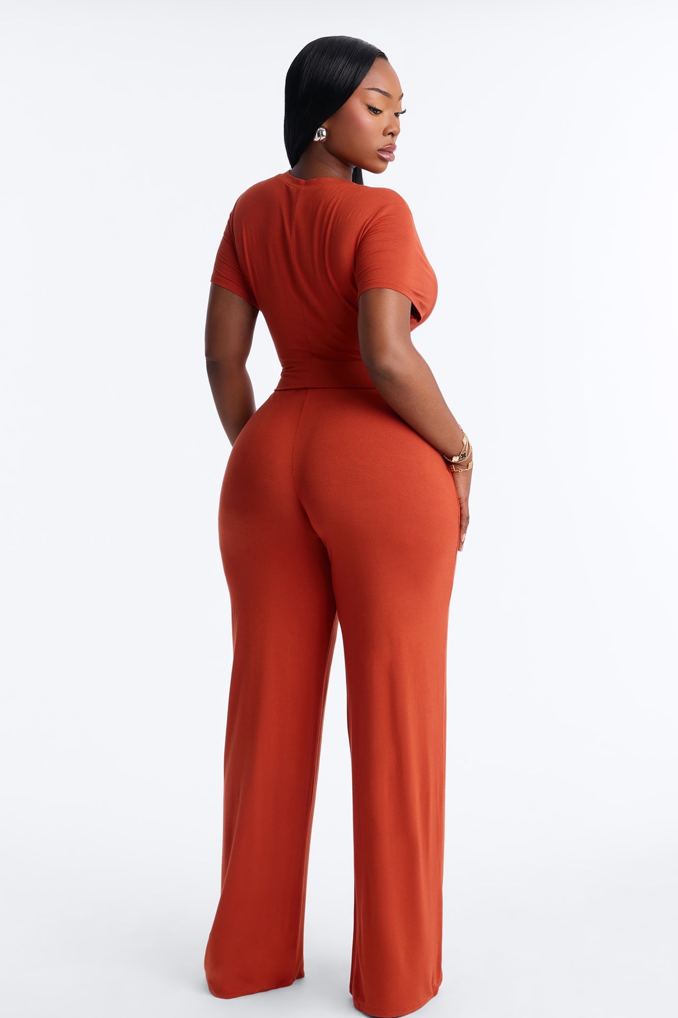 Perfect Weekend Jumpsuit - Rust image 3