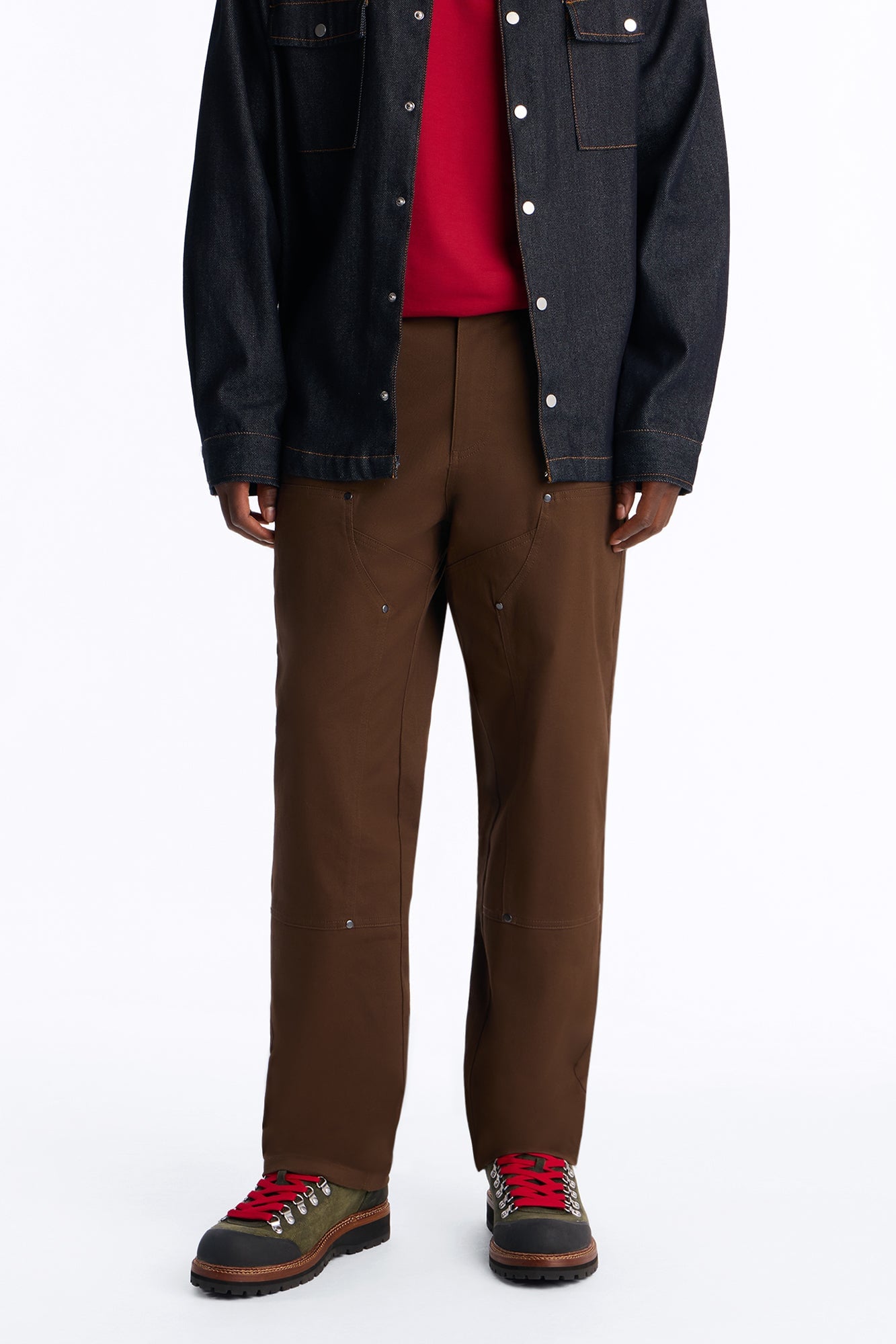Summer League Straight Carpenter Pants - Brown image 5