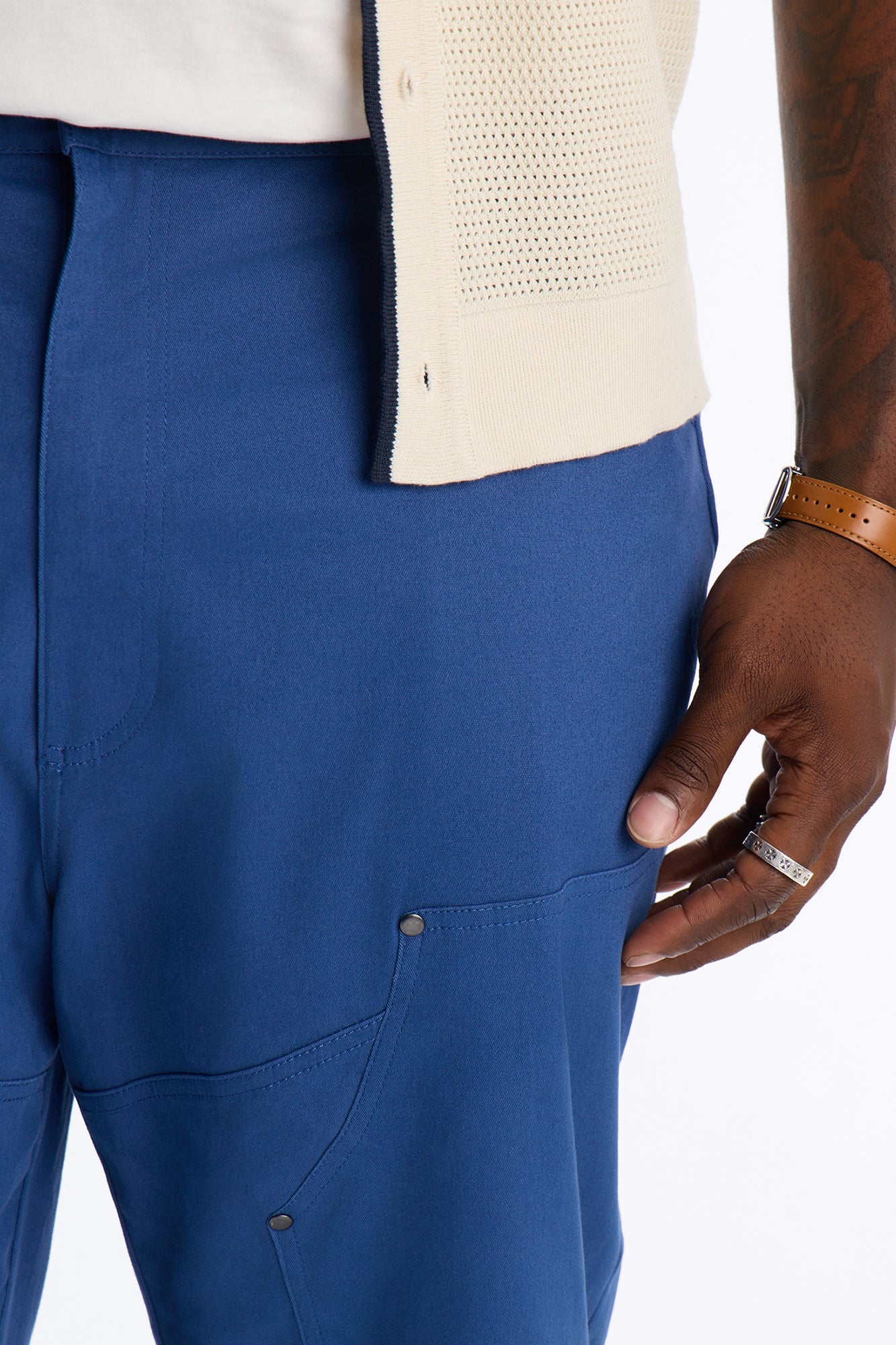 Summer League Straight Carpenter Pants - Navy image 3