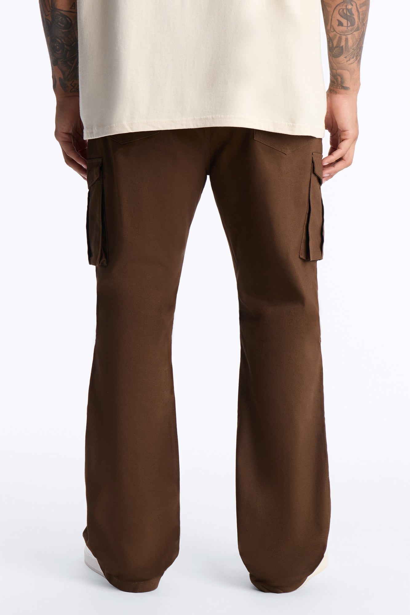 Summer Games Stacked Skinny Flare - Brown image 3