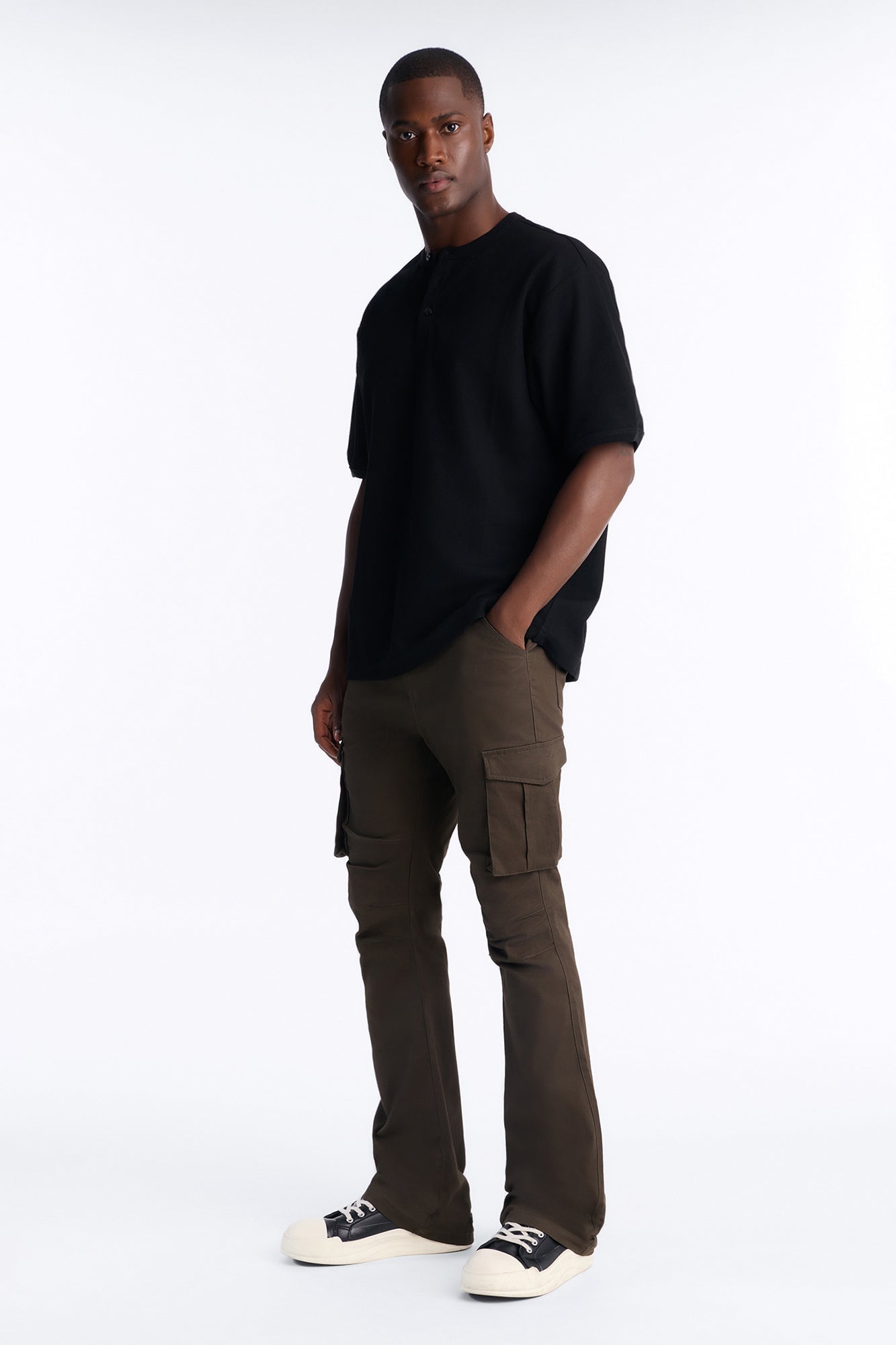 Summer Games Stacked Skinny Flare - Olive image 5