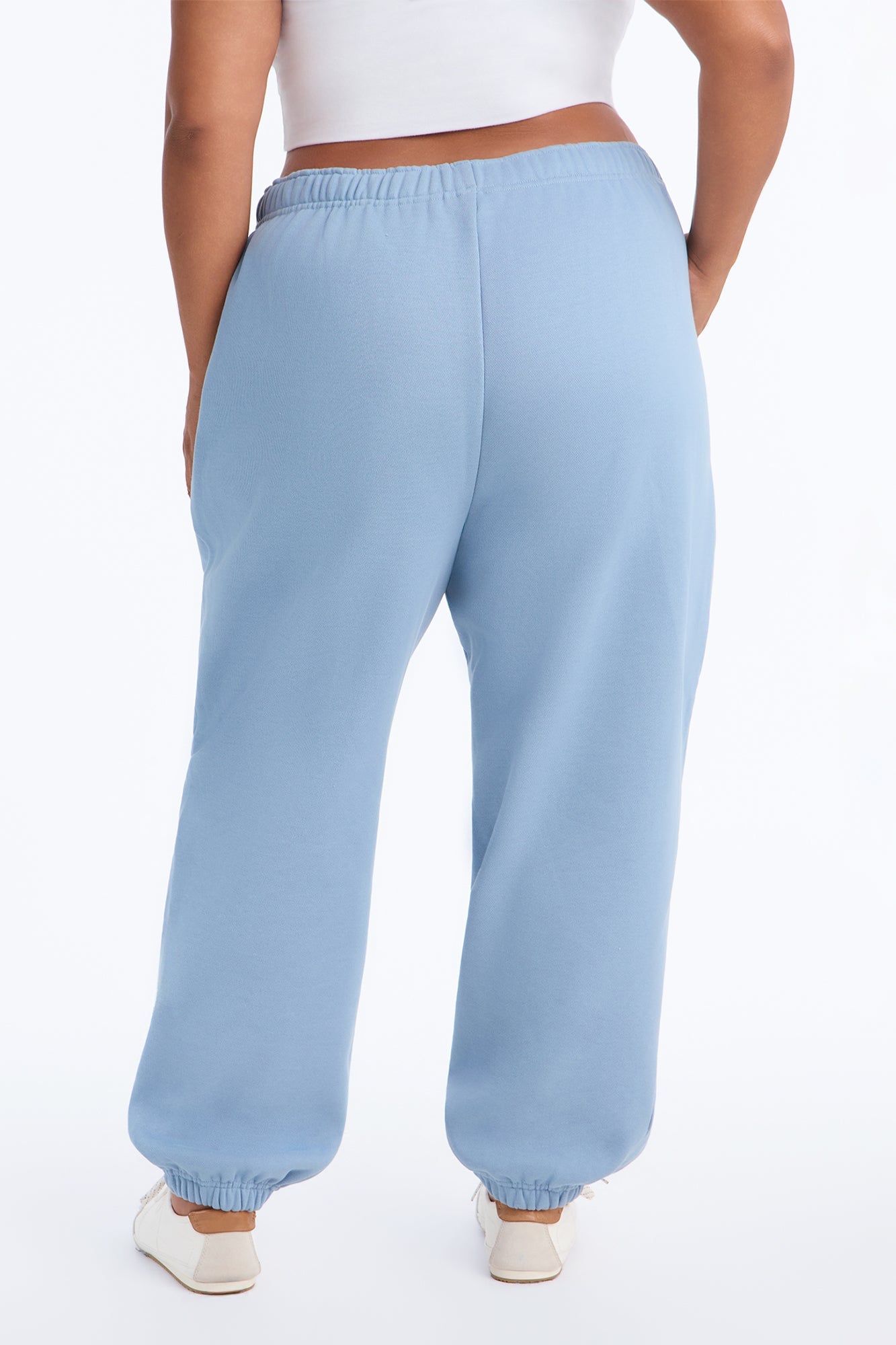 Libby Fleece Jogger Sweatpant - Slate Blue image 4
