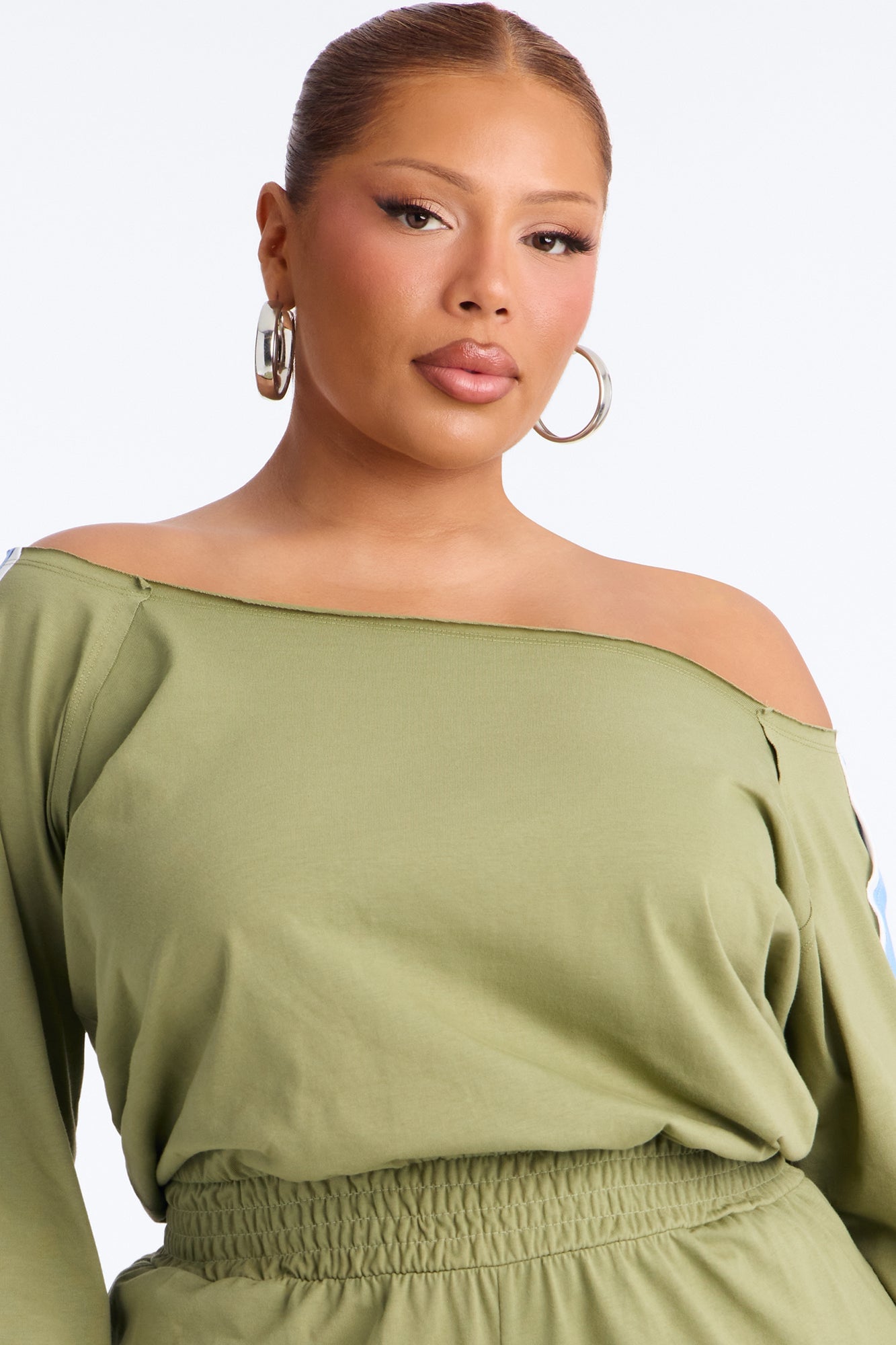 Stay Over Wide Leg Jumpsuit - Olive image 4