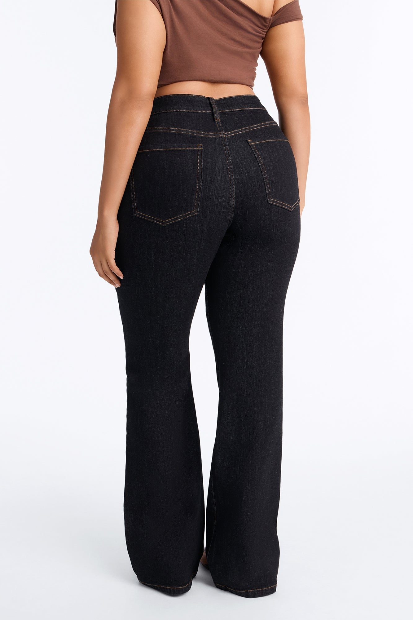 Harlow Heritage Mid Waist Bootcut Jeans - Dark Denim image 4