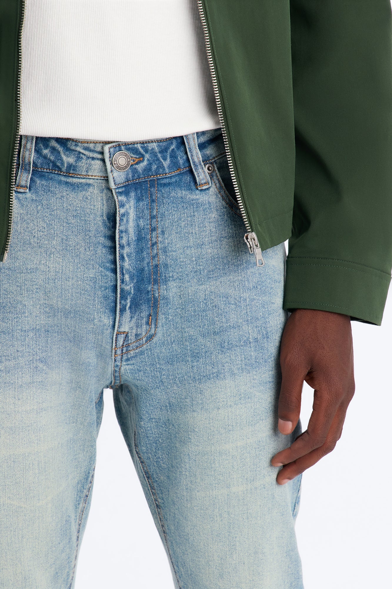 Essential Stacked Skinny Flare Stretch Jean - Vintage Wash image 7