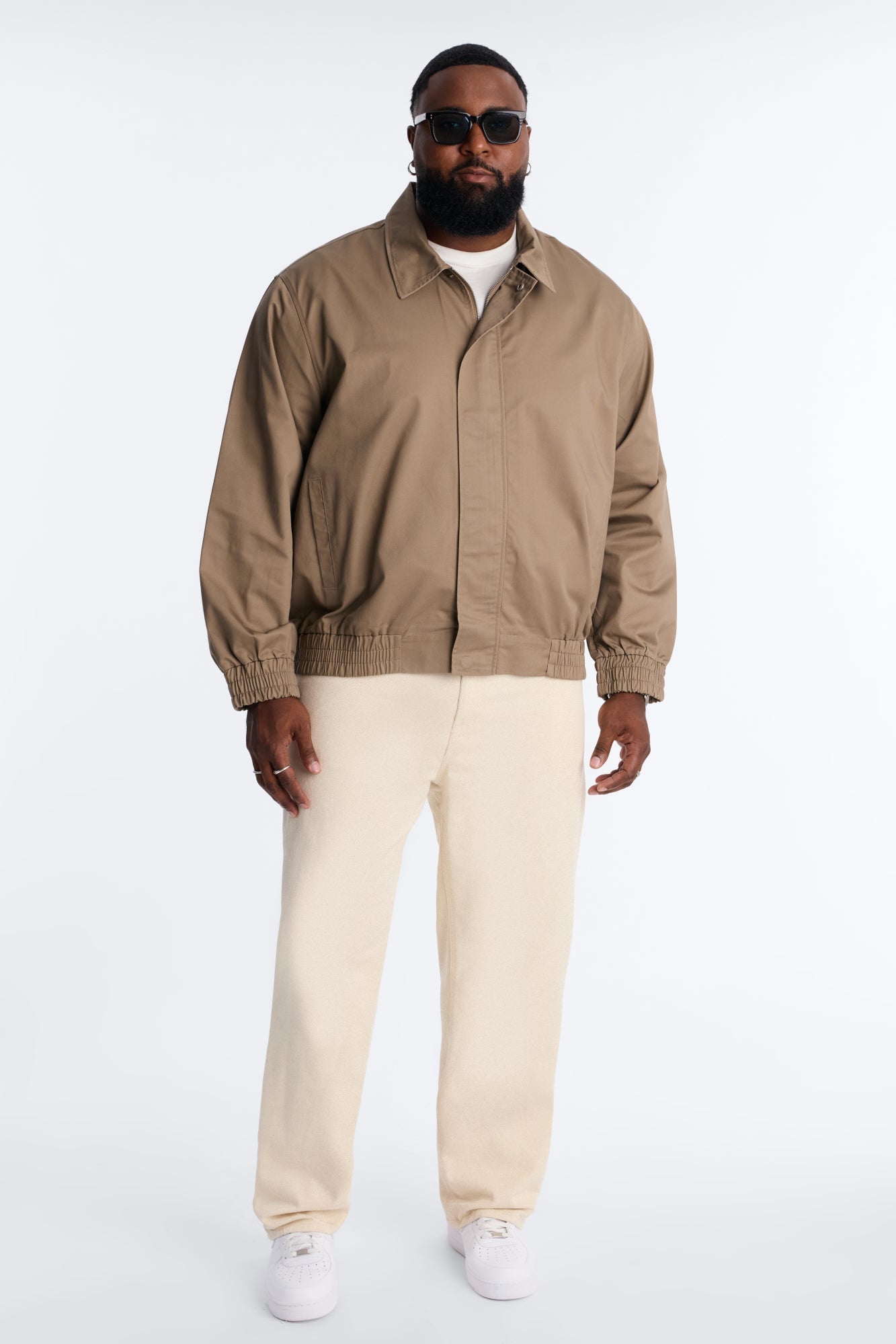 Essential Straight Rigid Jean - Cream image 2