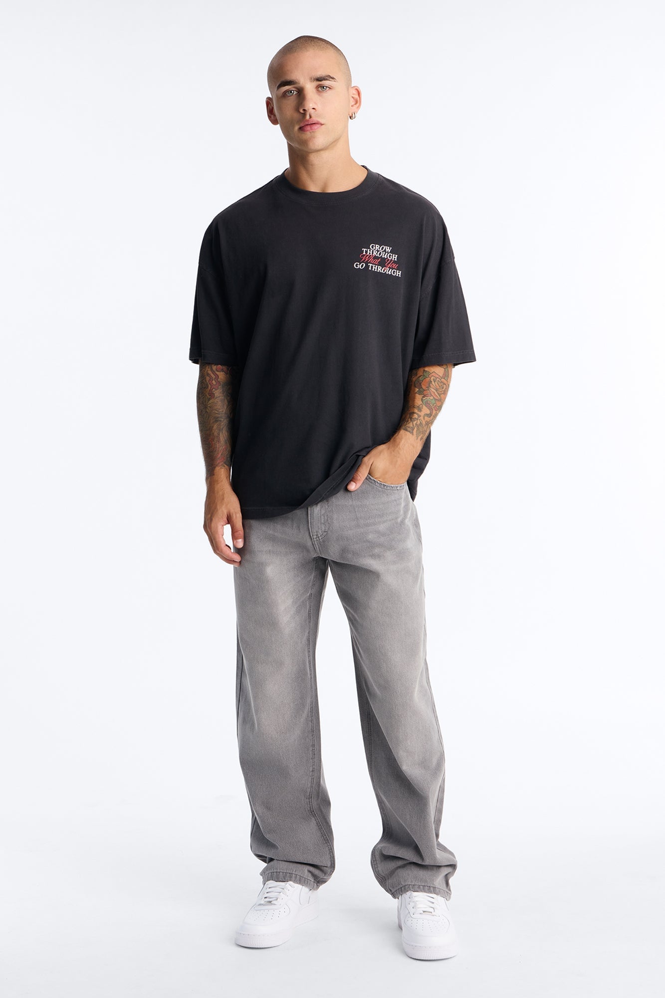 Essential Straight Rigid Jean - Dark Grey image 5