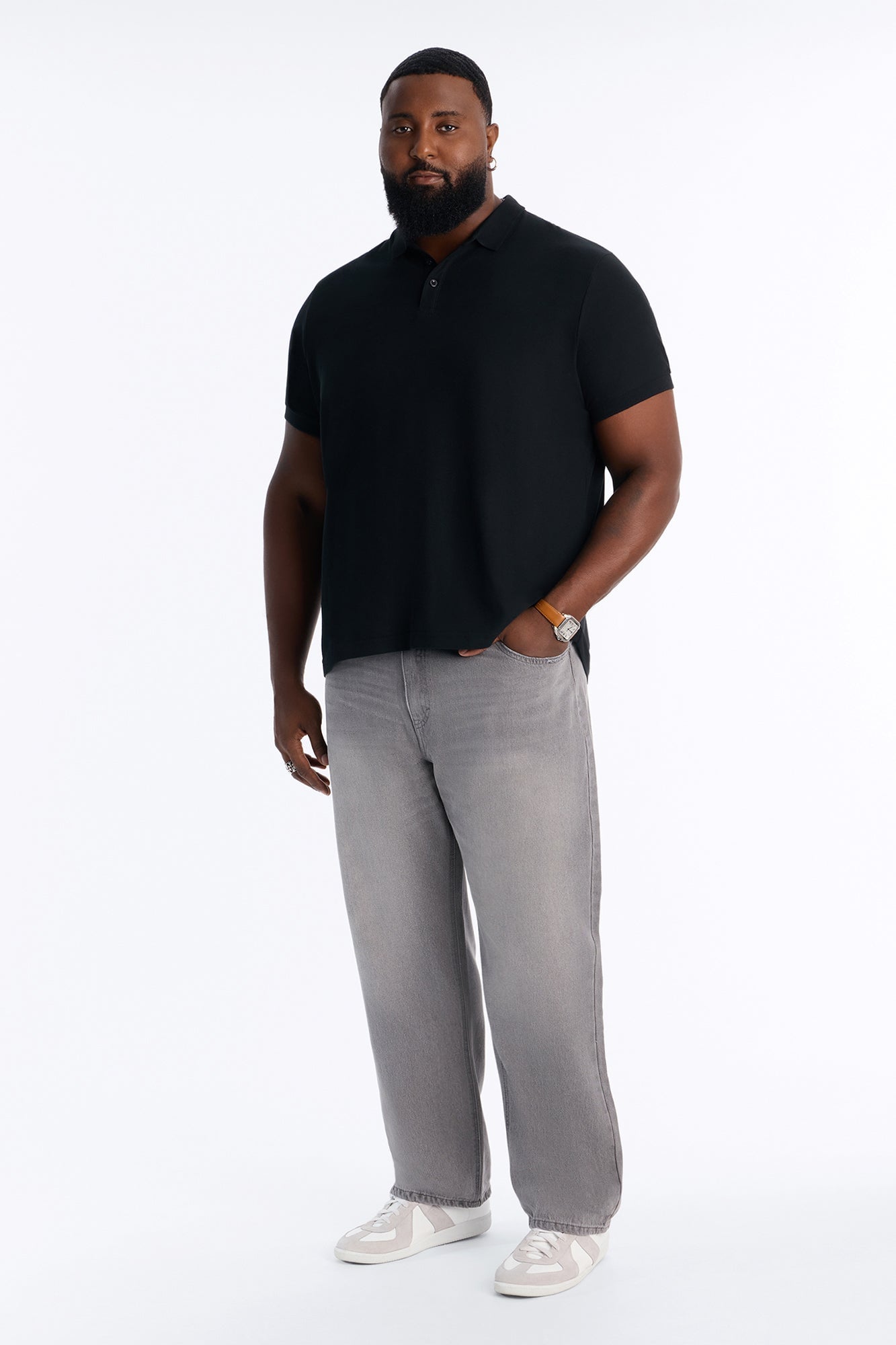 Essential Straight Rigid Jean - Dark Grey image 2