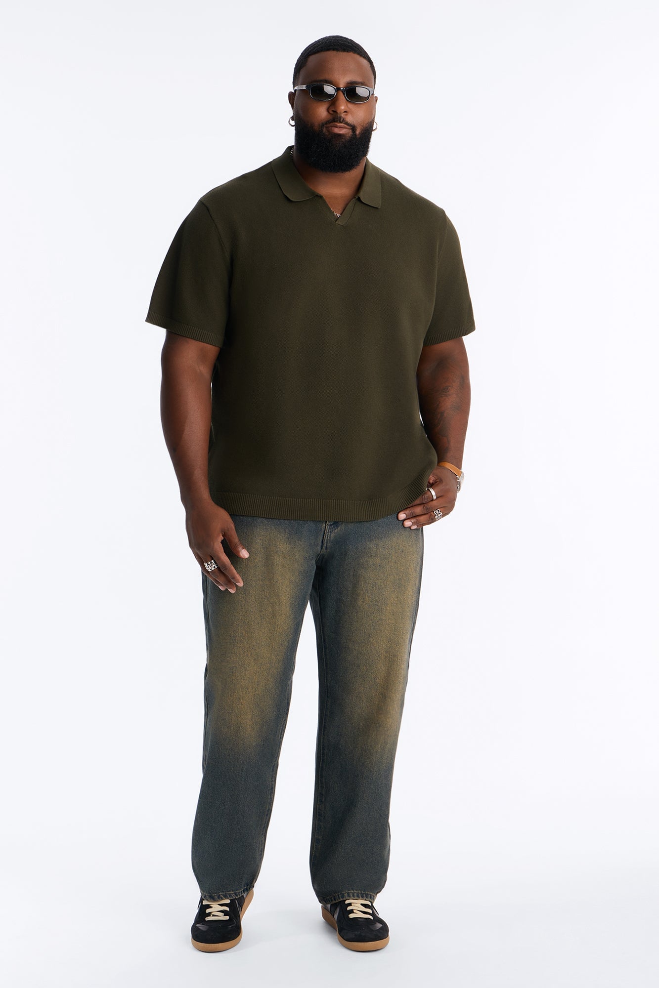 Essential Straight Rigid Jean - Stone Blue Wash image 2