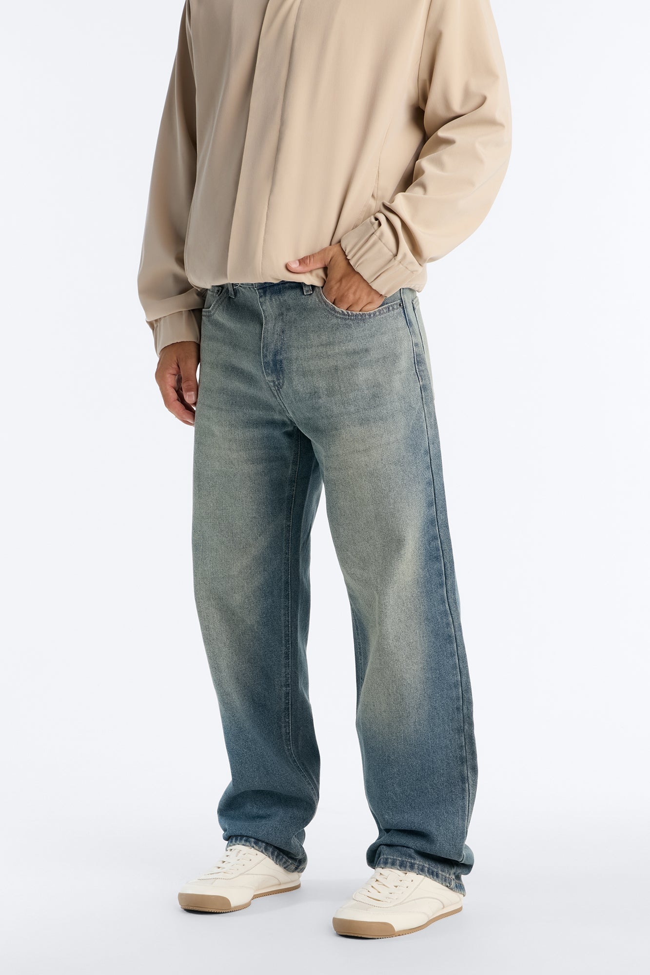 Essential Straight Rigid Jean - Vintage Blue Wash image 5