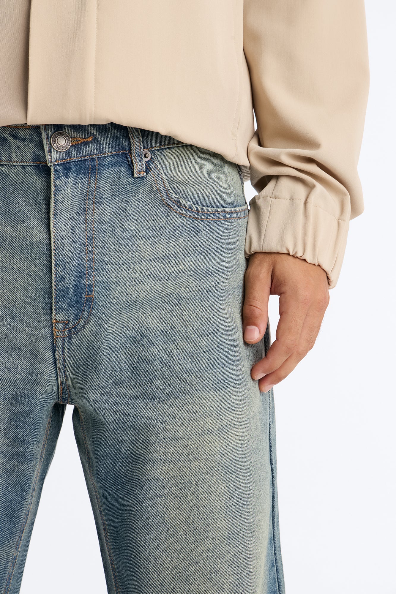 Essential Straight Rigid Jean - Vintage Blue Wash image 7