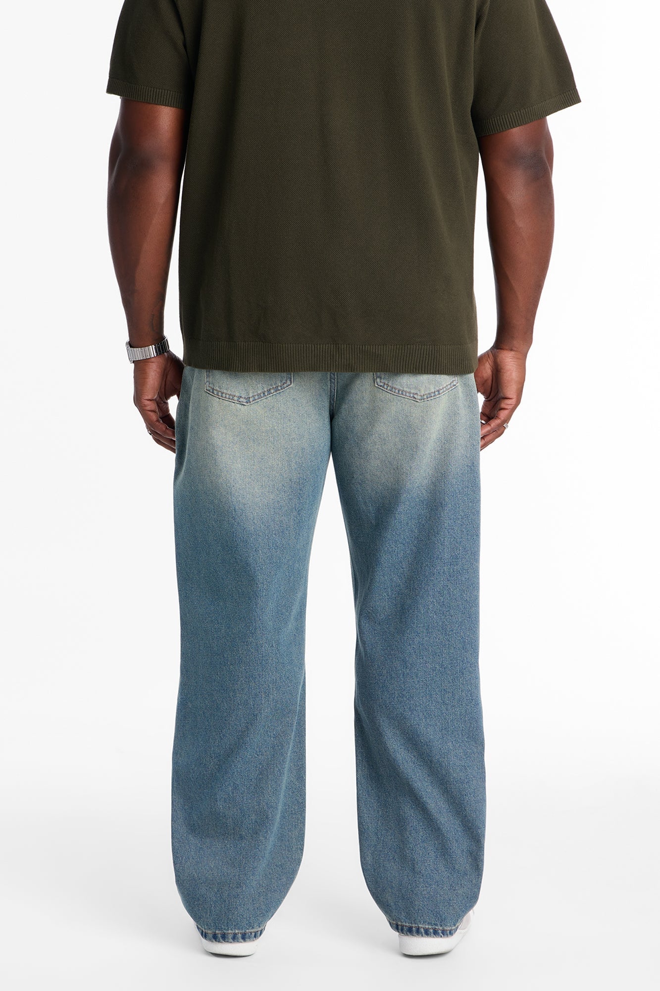 Essential Straight Rigid Jean - Vintage Blue Wash image 4
