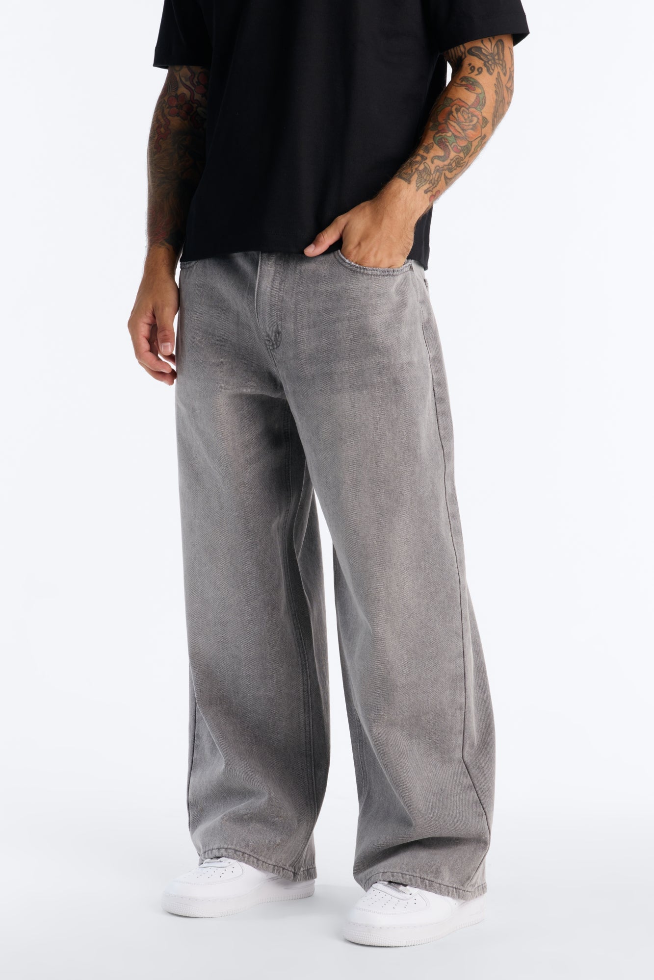 Essential Baggy Rigid Jean - Dark Grey image 6