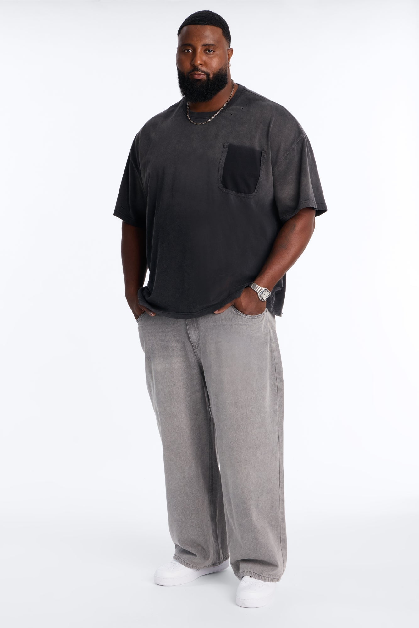 Essential Baggy Rigid Jean - Dark Grey image 2