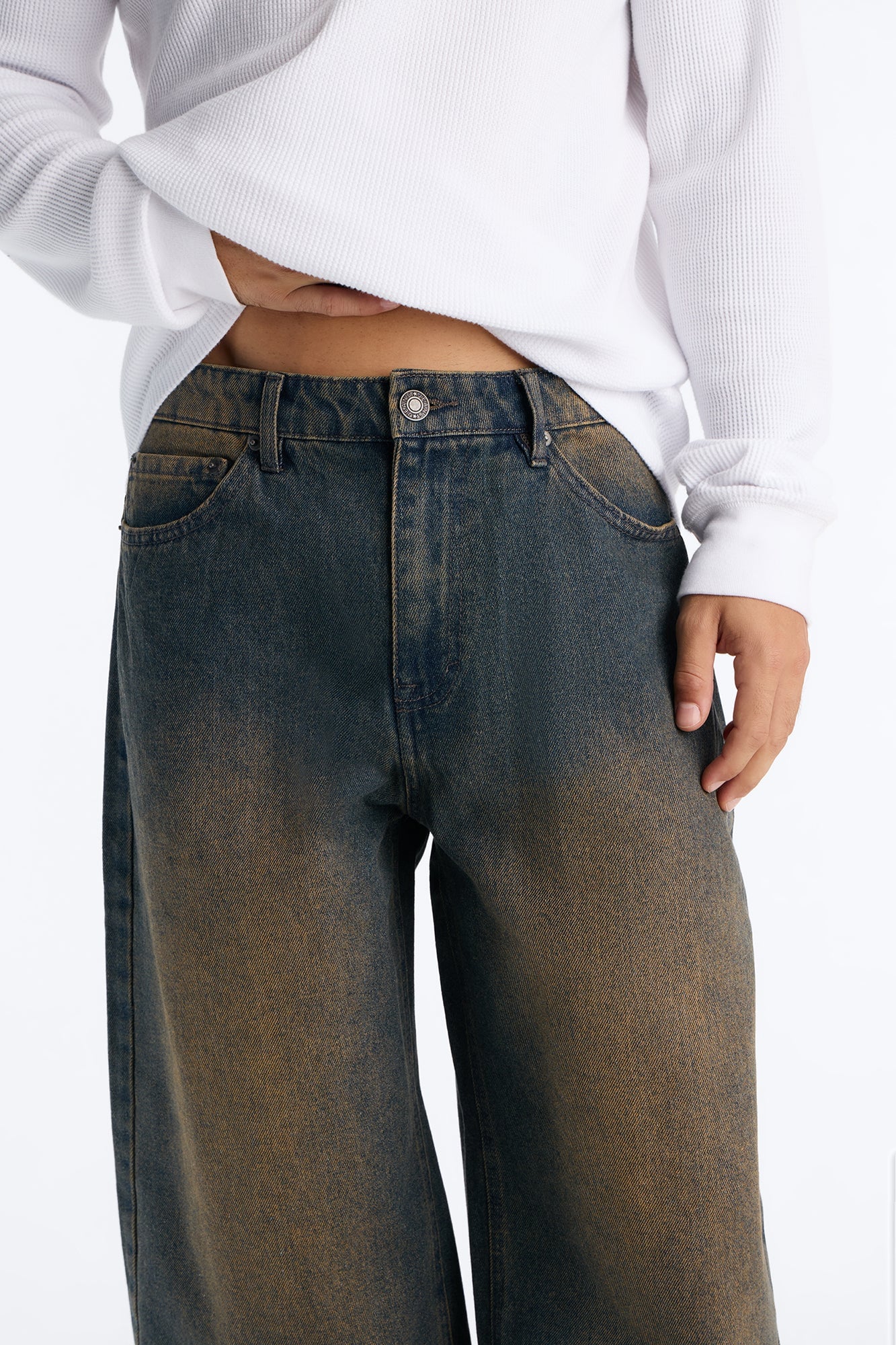 Essential Baggy Rigid Jean - Stone Blue Wash image 7