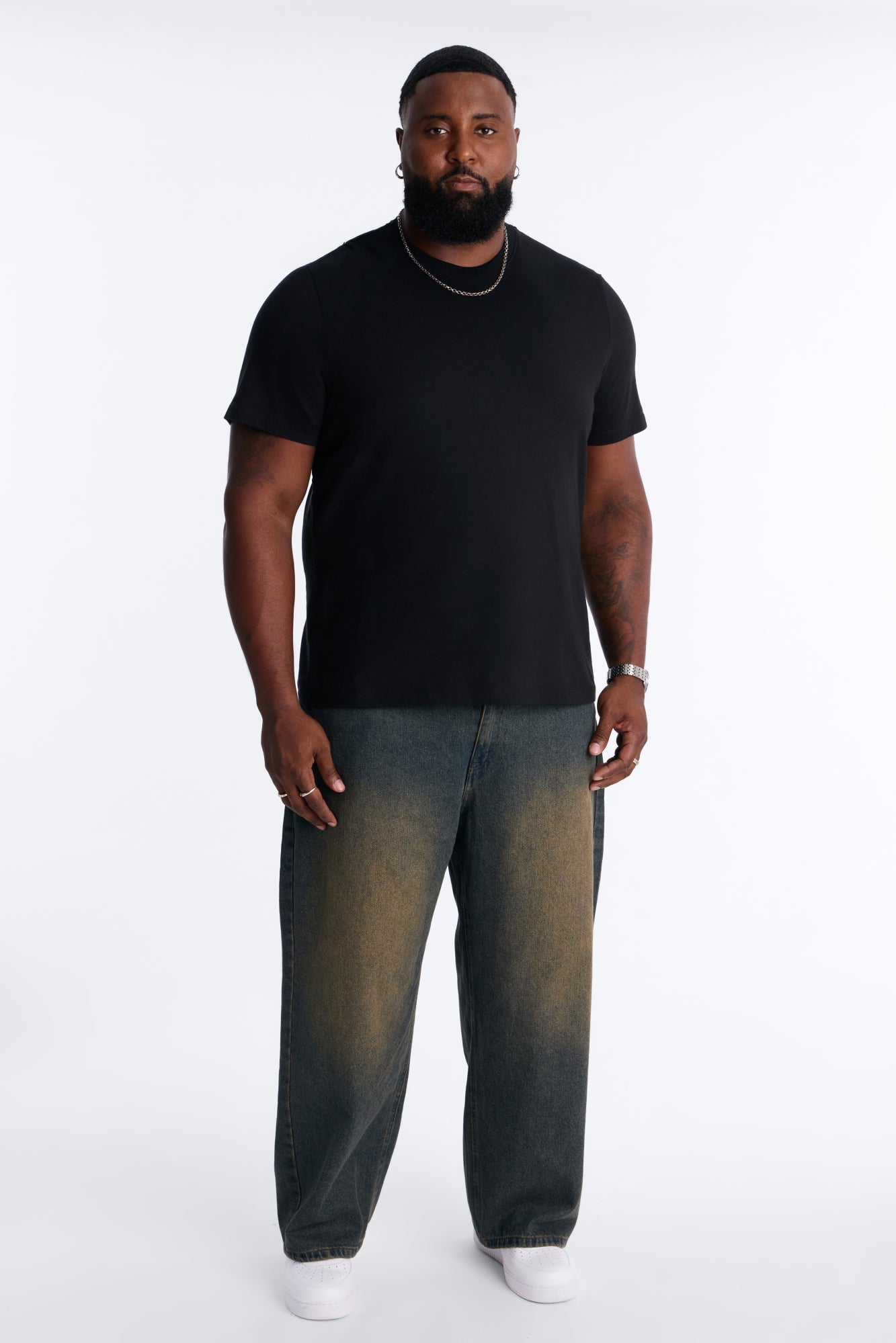 Essential Baggy Rigid Jean - Stone Blue Wash image 1