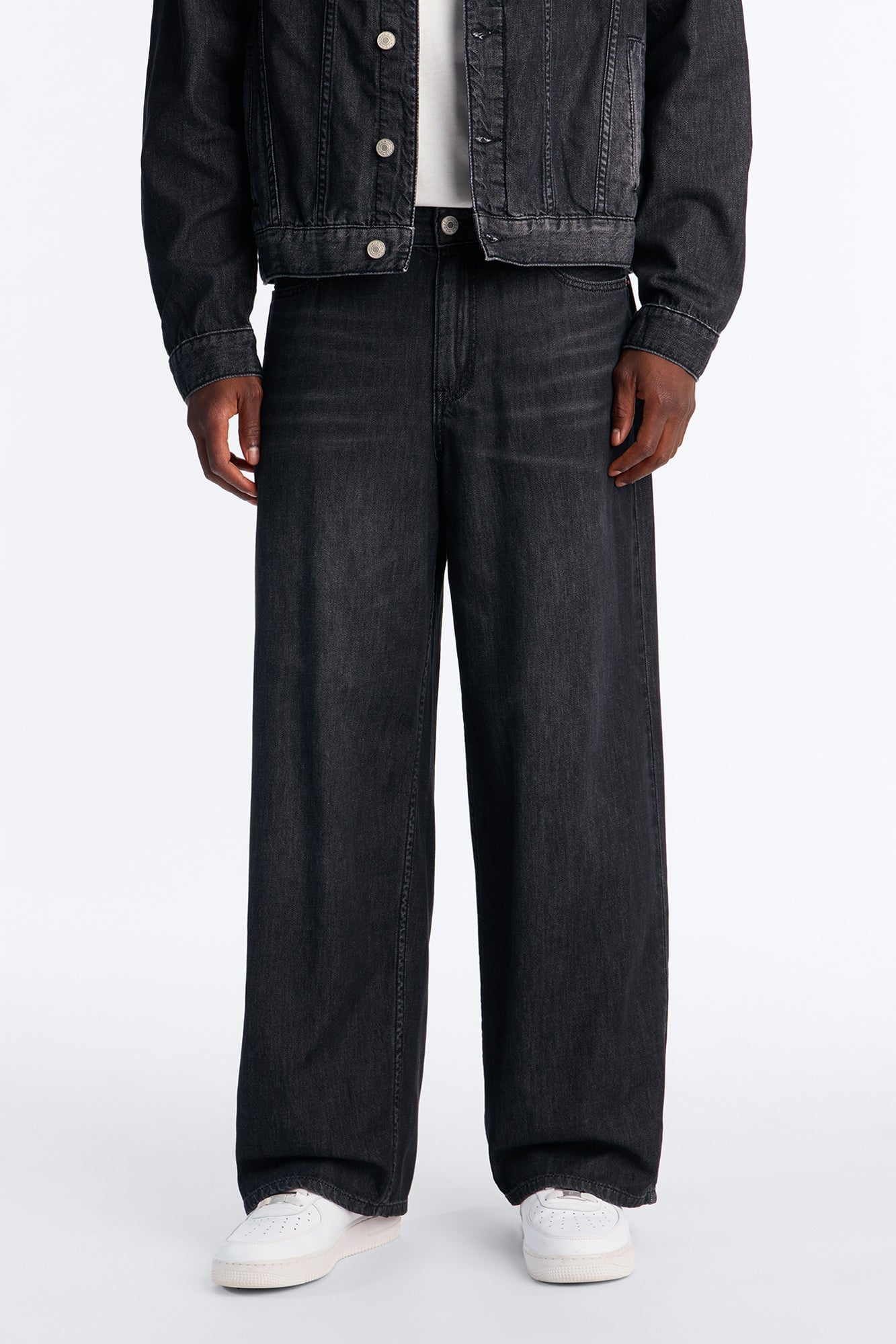Everyday Hemp Baggy Jean - Black Wash image 6