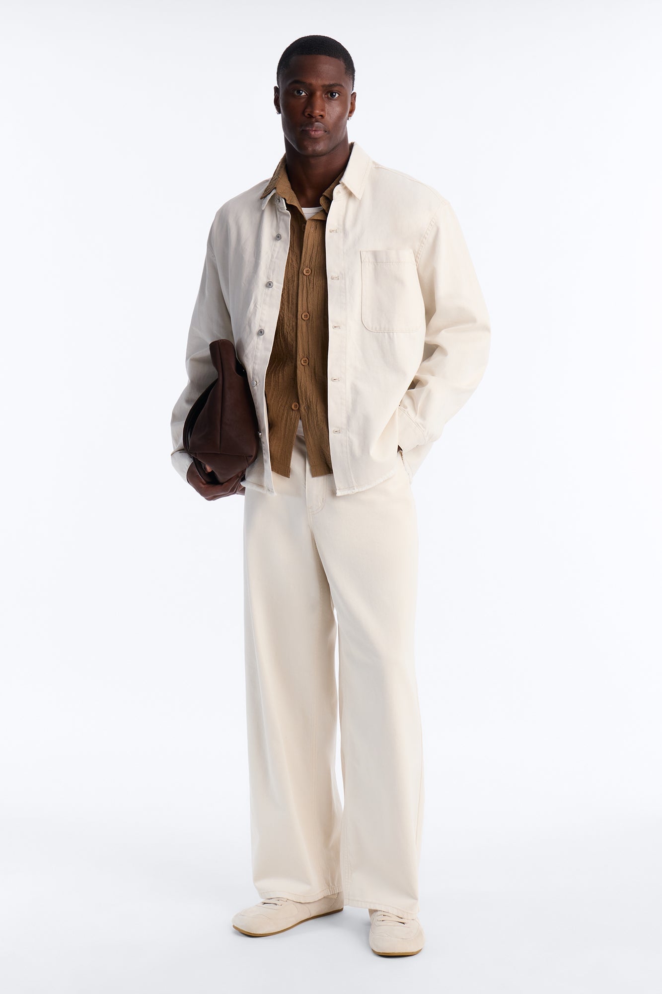 Everyday Hemp Baggy Jean - Cream image 5