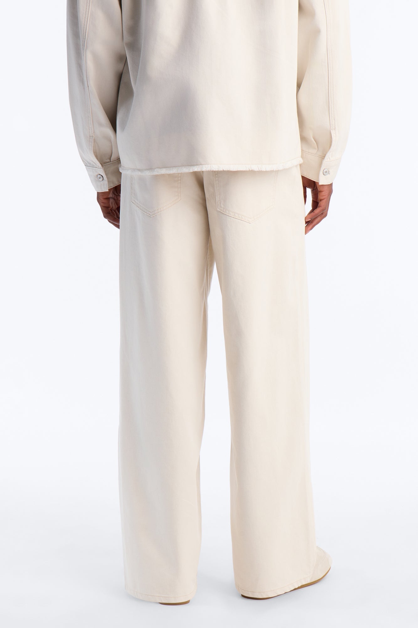 Everyday Hemp Baggy Jean - Cream image 8