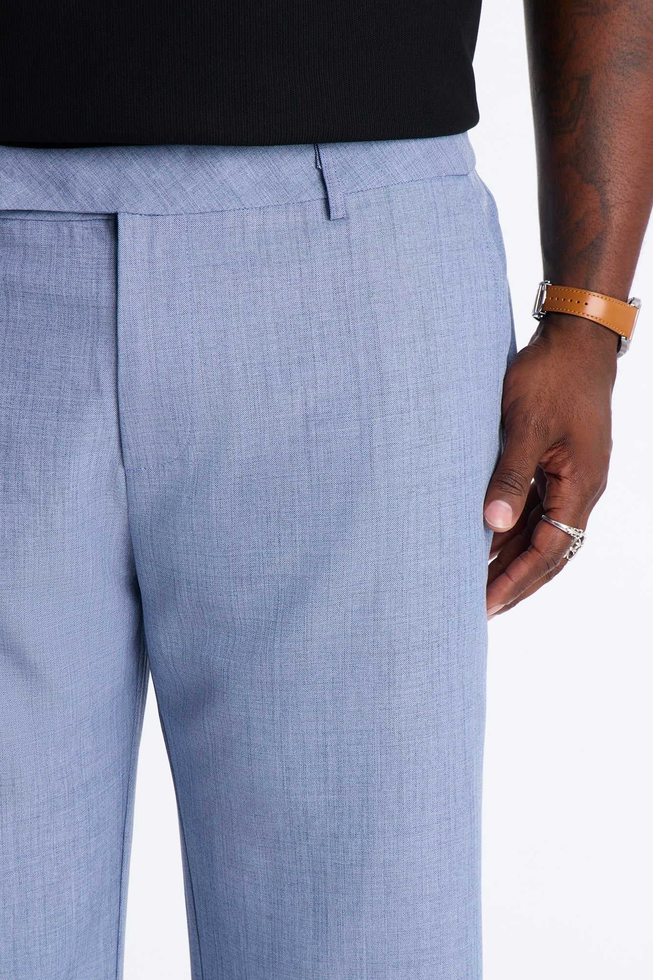 Country Club Relaxed Trouser - Blue image 3