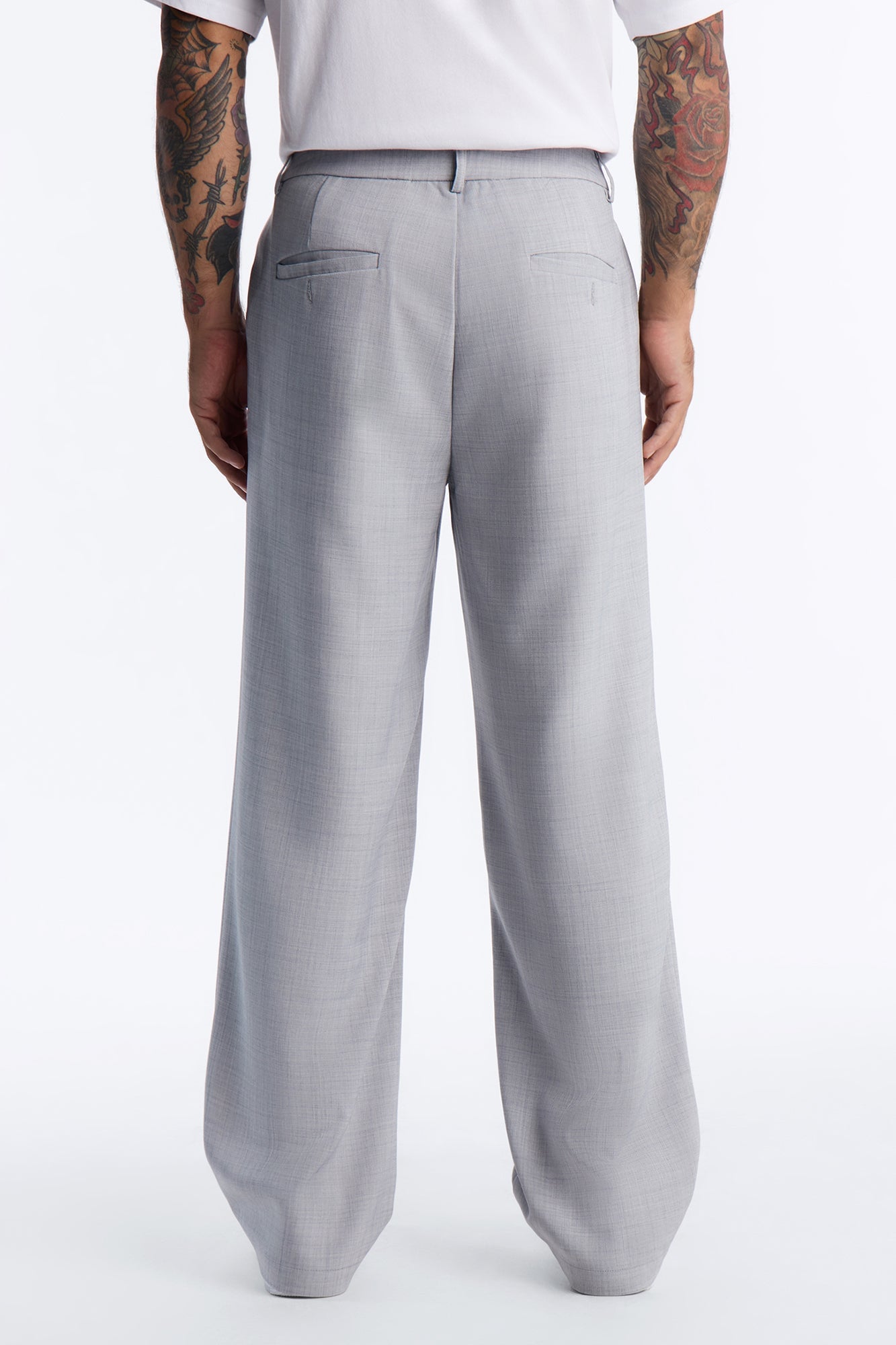 Country Club Relaxed Trouser - Light Grey image 8