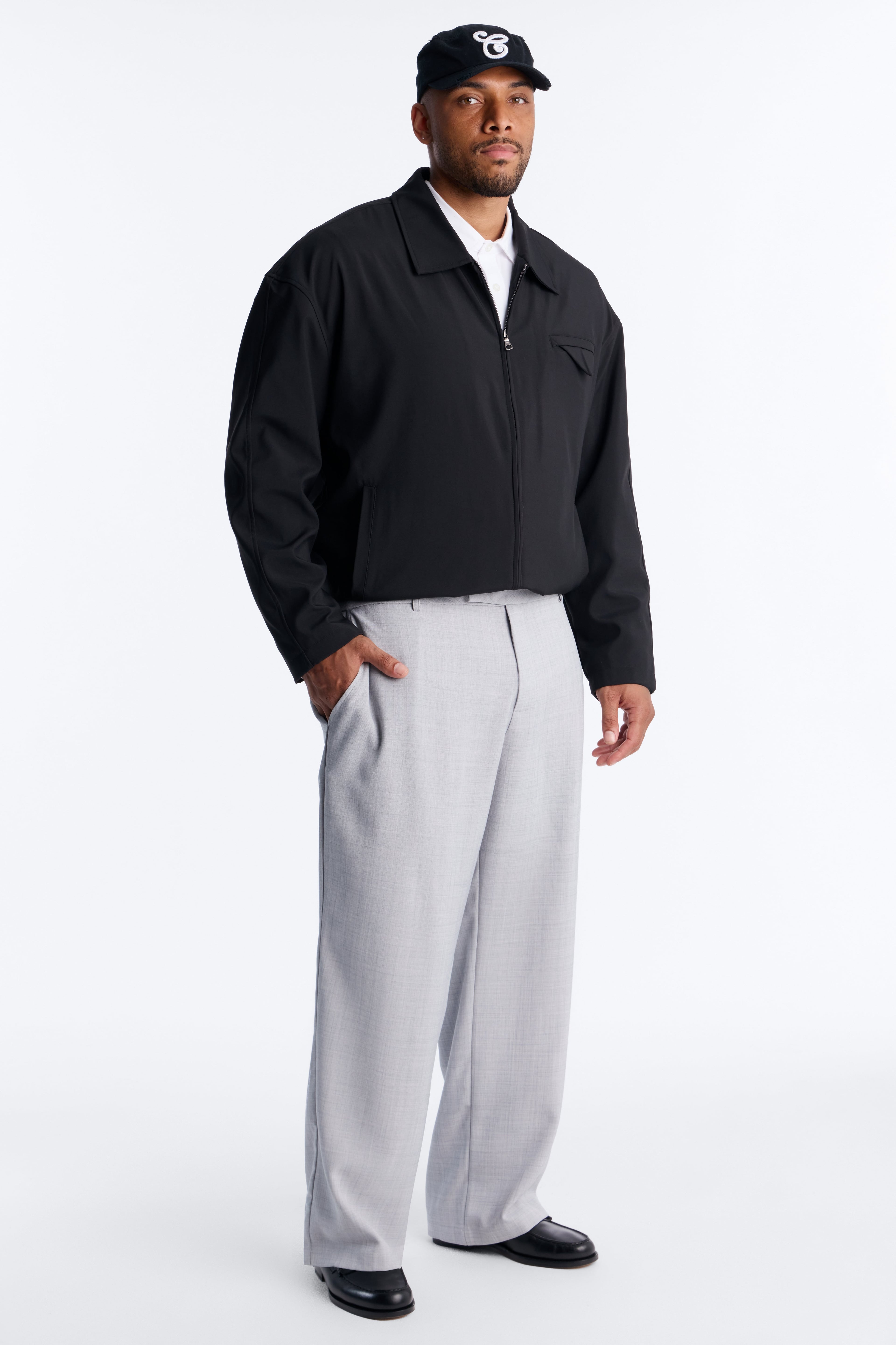 Country Club Relaxed Trouser - Light Grey image 1