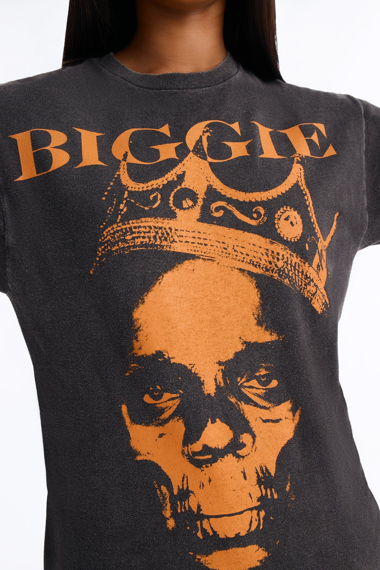 Biggie King Of NY Washed Tee - Black image 7