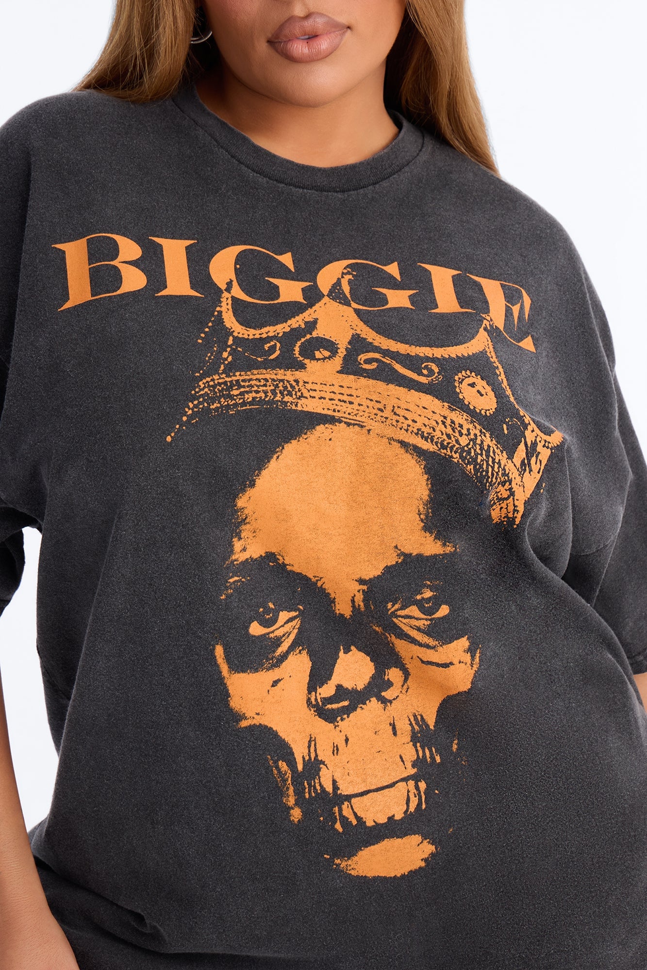 Biggie King Of NY Washed Tee - Black image 4