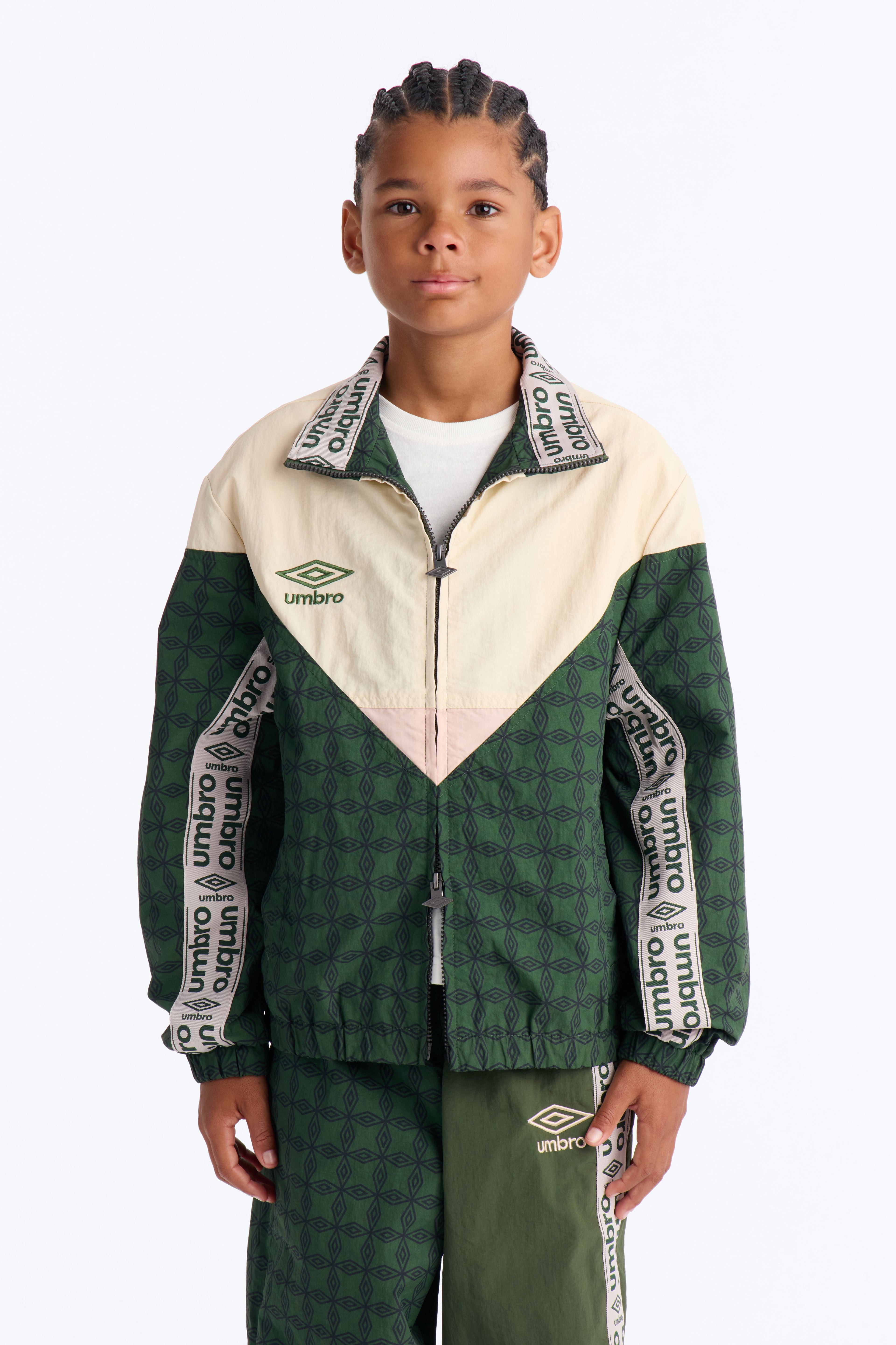 Mini Umbro Track Jacket - Green image 1