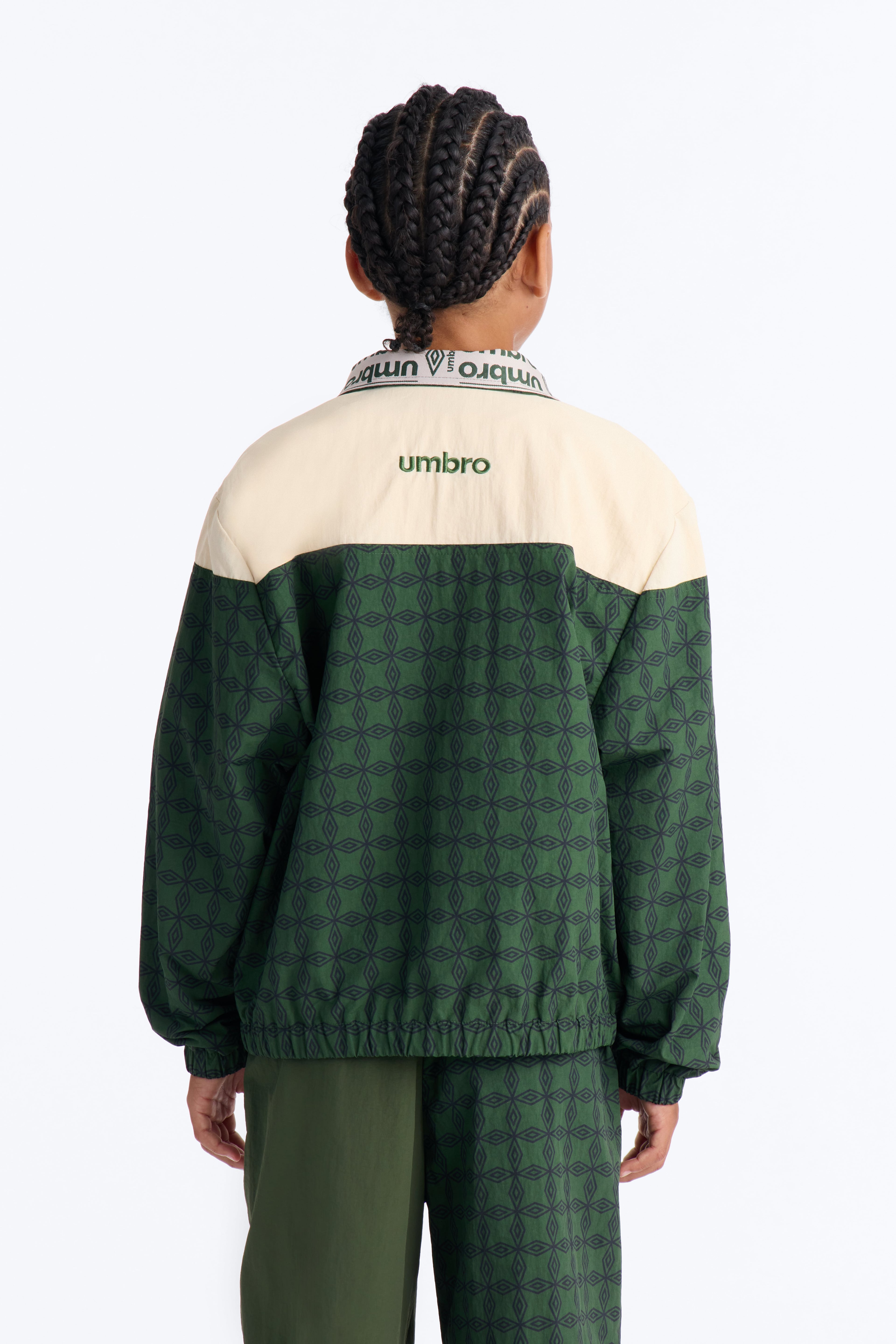Mini Umbro Track Jacket - Green image 3