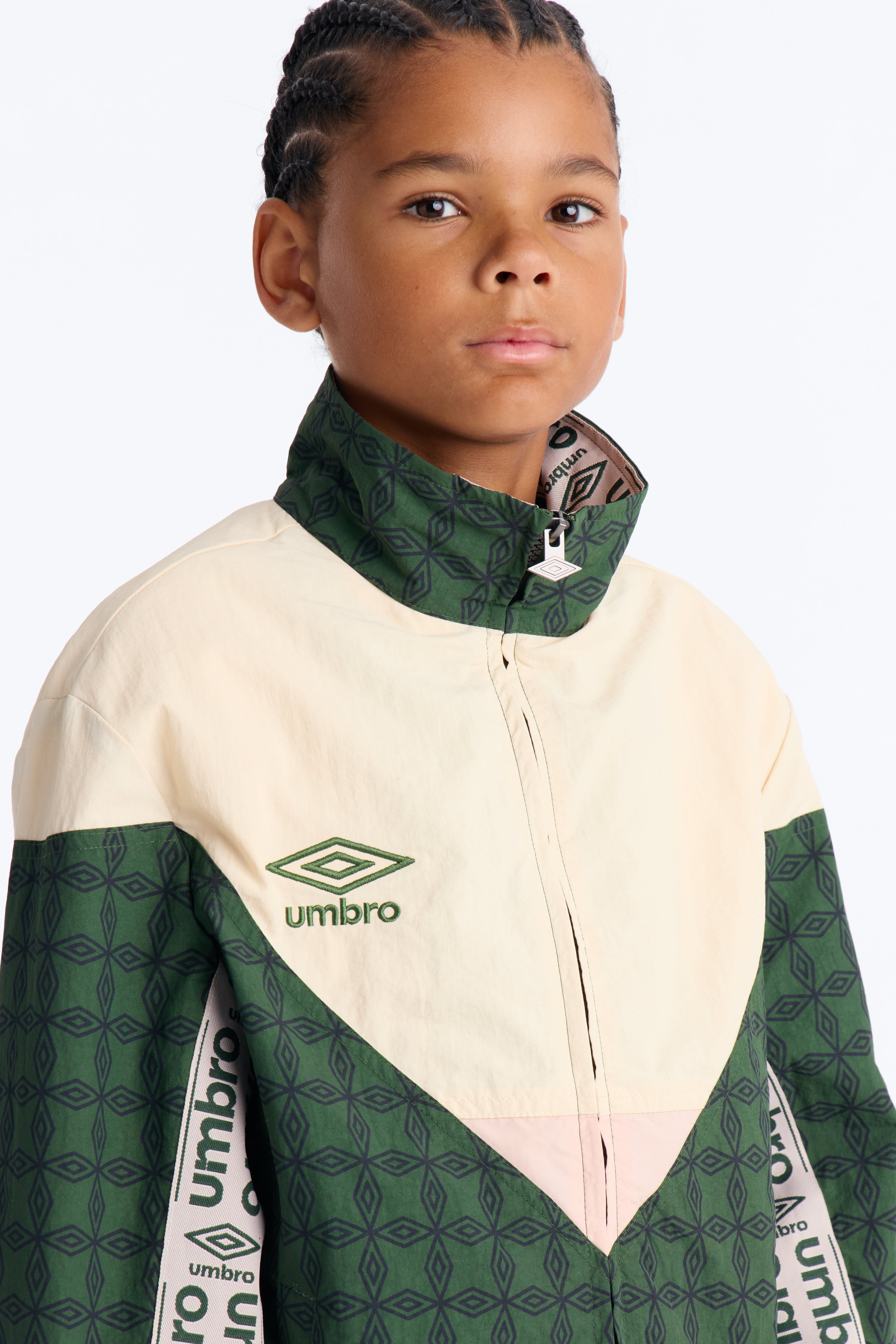 Mini Umbro Track Jacket - Green image 4