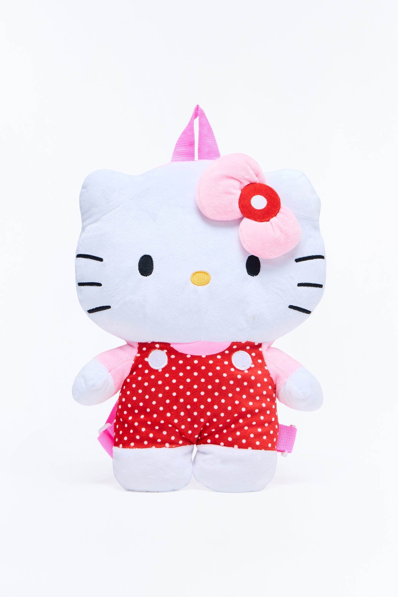Mini Hello Kitty Plush Cutesy Plush Backpack - White/combo image 2