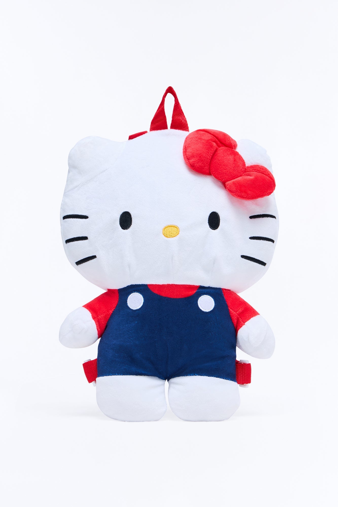 Mini Hello Kitty Ready To Go Plush Backpack - White/combo image 2