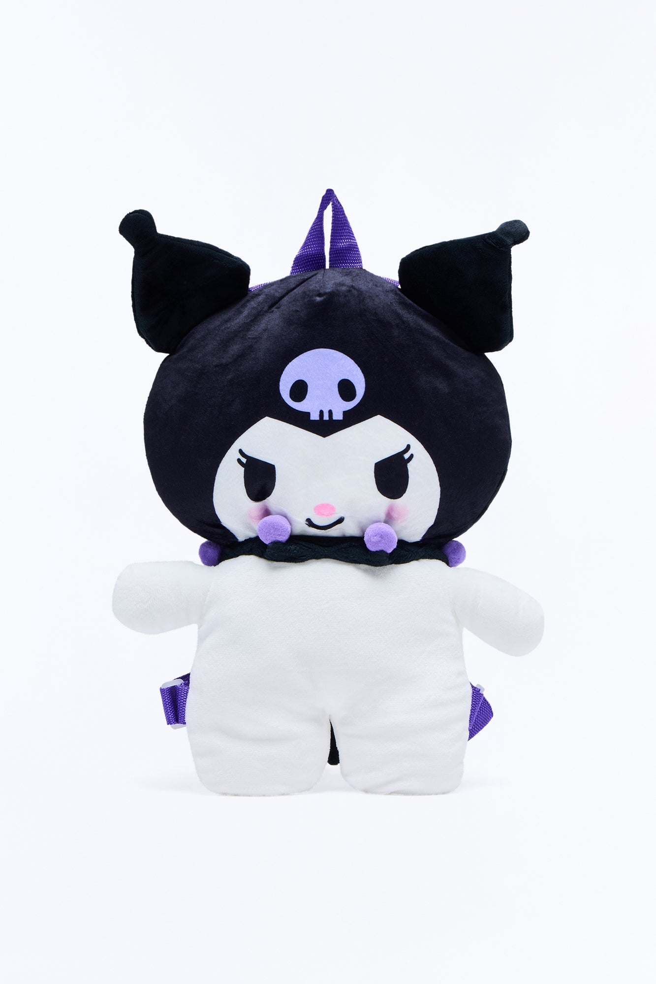 Mini Kuromi Plush Backpack - Black/combo image 2