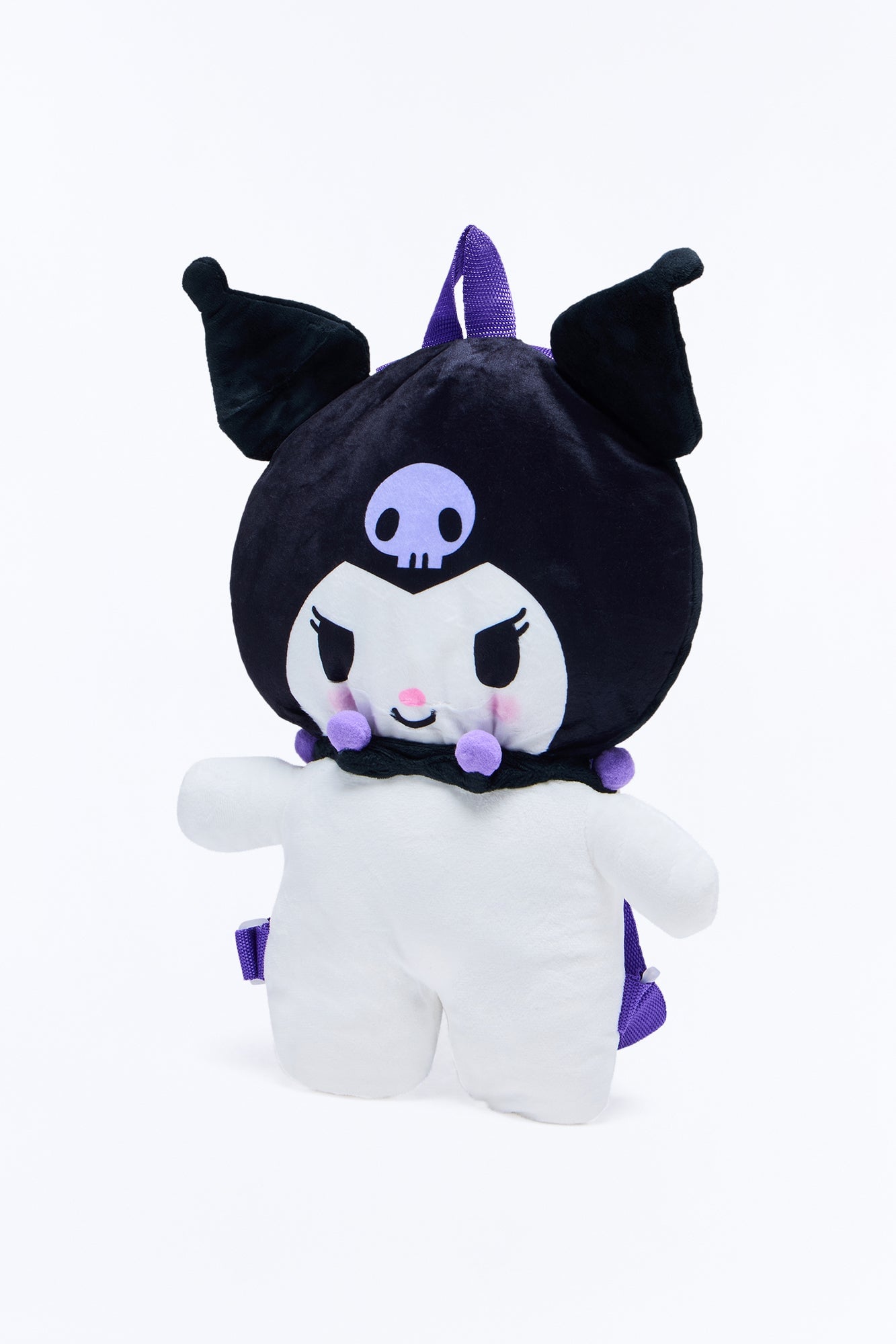 Mini Kuromi Plush Backpack - Black/combo image 3
