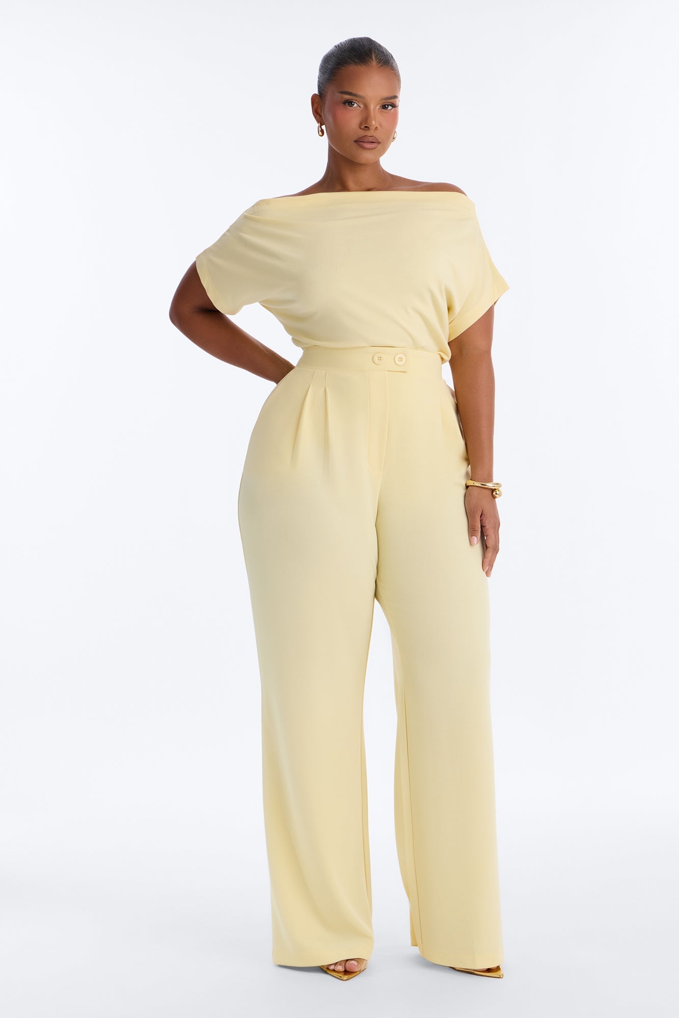 Feeling Focused Trouser - Butter Yellow image 1