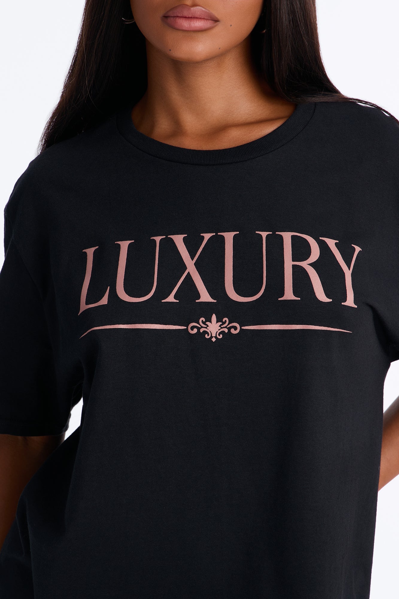 Expensive Taste Washed Oversized Tee - Black image 7